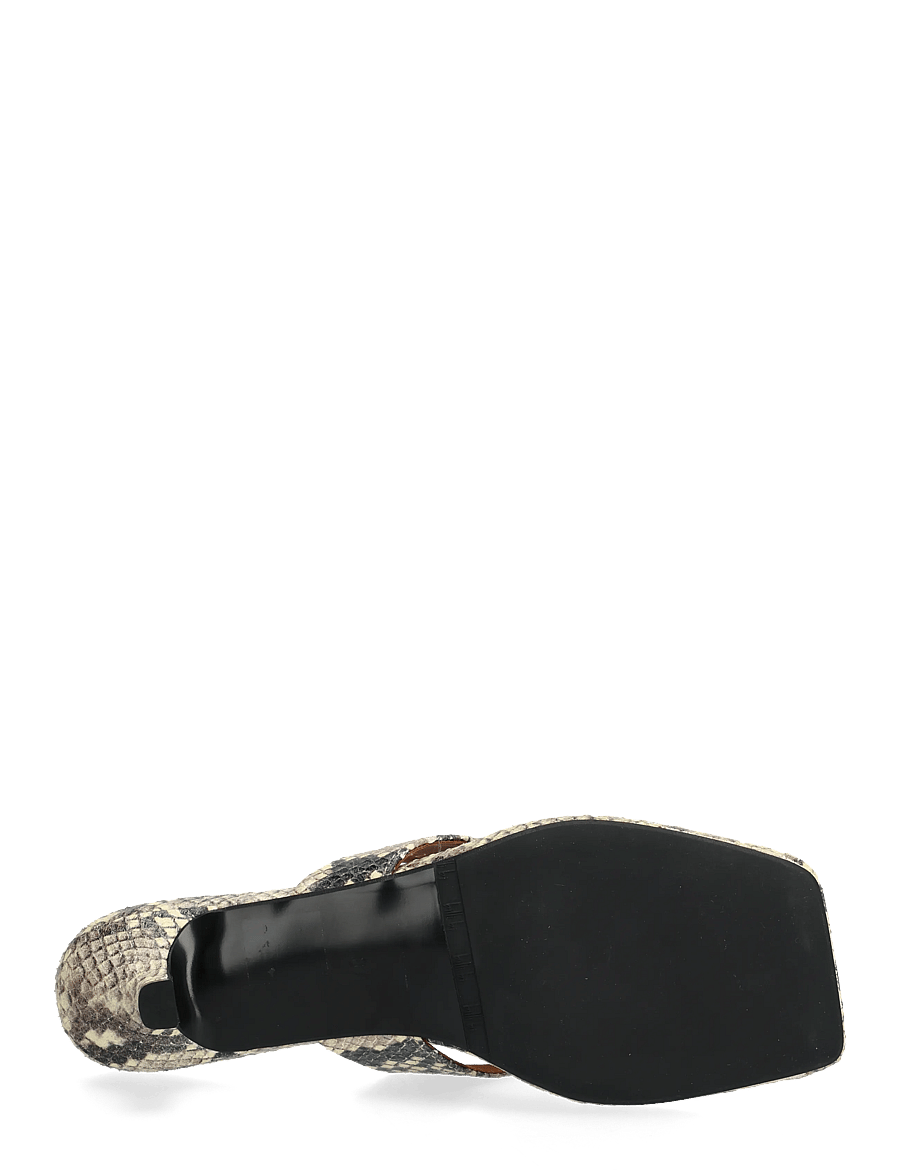 Billi Bi - Mule - pantoletten mit absatz - off white medina snake - 4