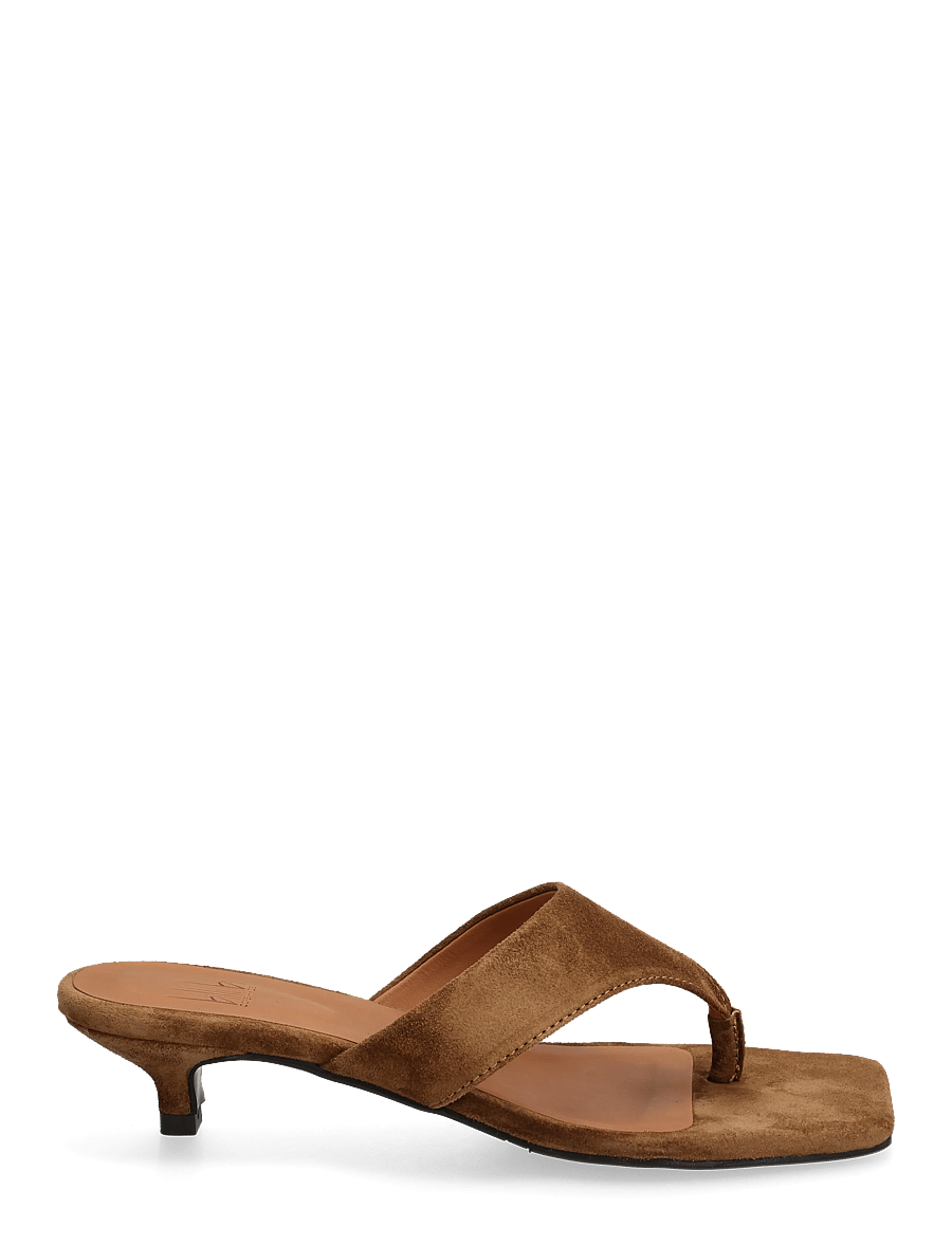 Billi Bi - Mule - mules med klack - tabac babysilk suede - 1