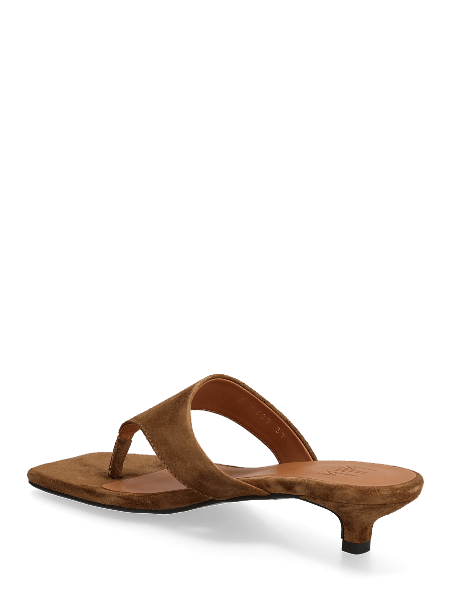 Billi Bi - Mule - mules med klack - tabac babysilk suede - 2