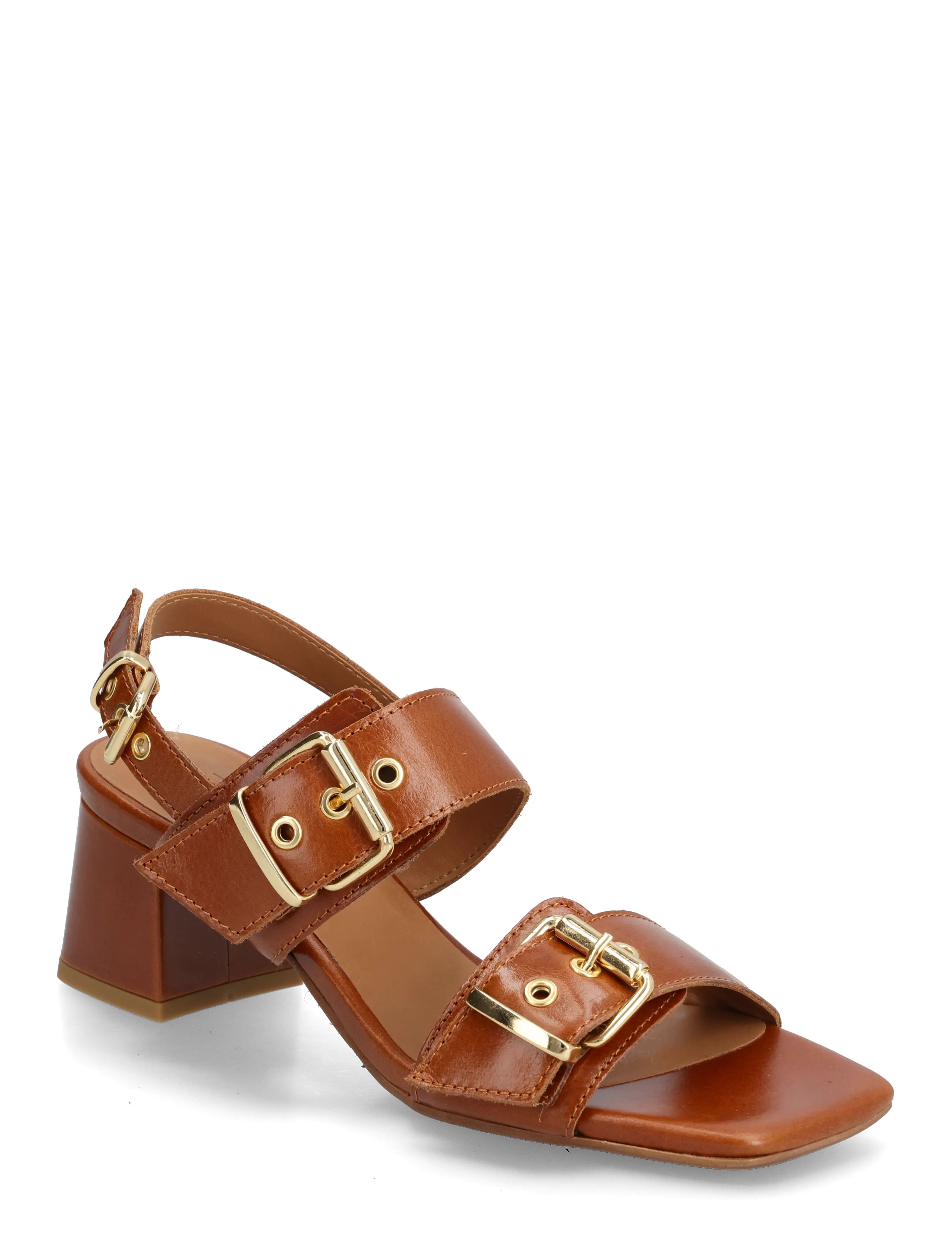 Billi Bi - Sandals - kontsaga sandaalid - cognac calf - 0