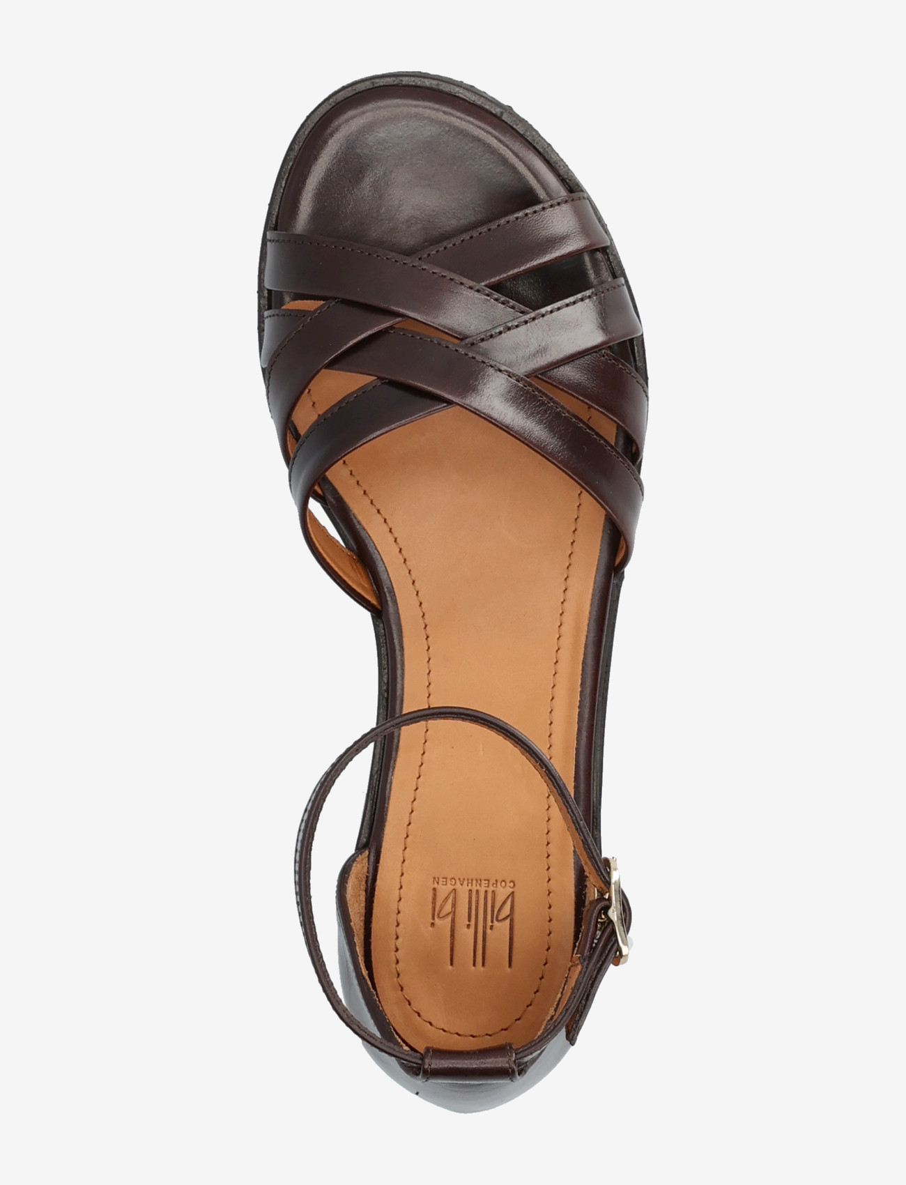 Billi Bi - Sandals - platta sandaler - castagna giamaica calf - 3