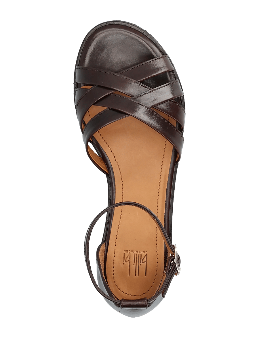Billi Bi - Sandals - flache sandalen - castagna giamaica calf - 3