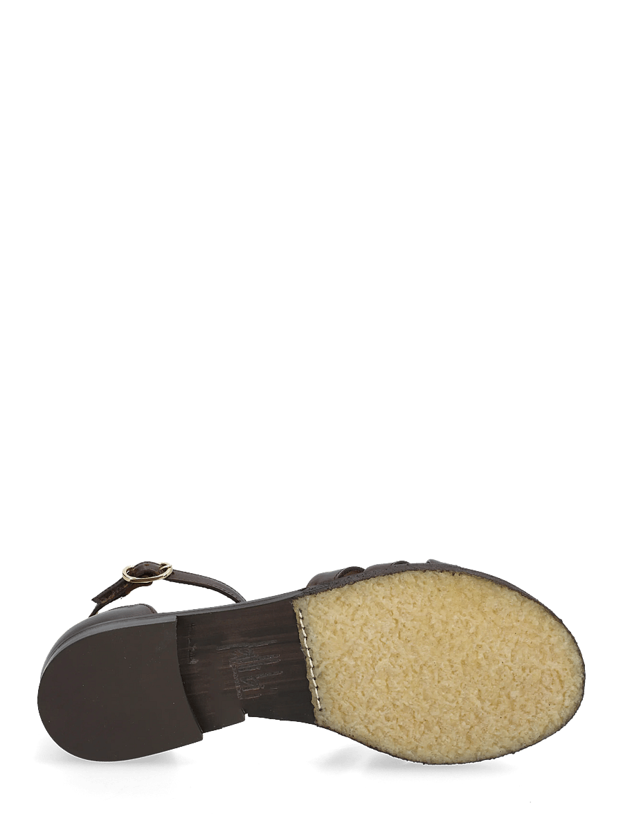 Billi Bi - Sandals - flache sandalen - castagna giamaica calf - 4