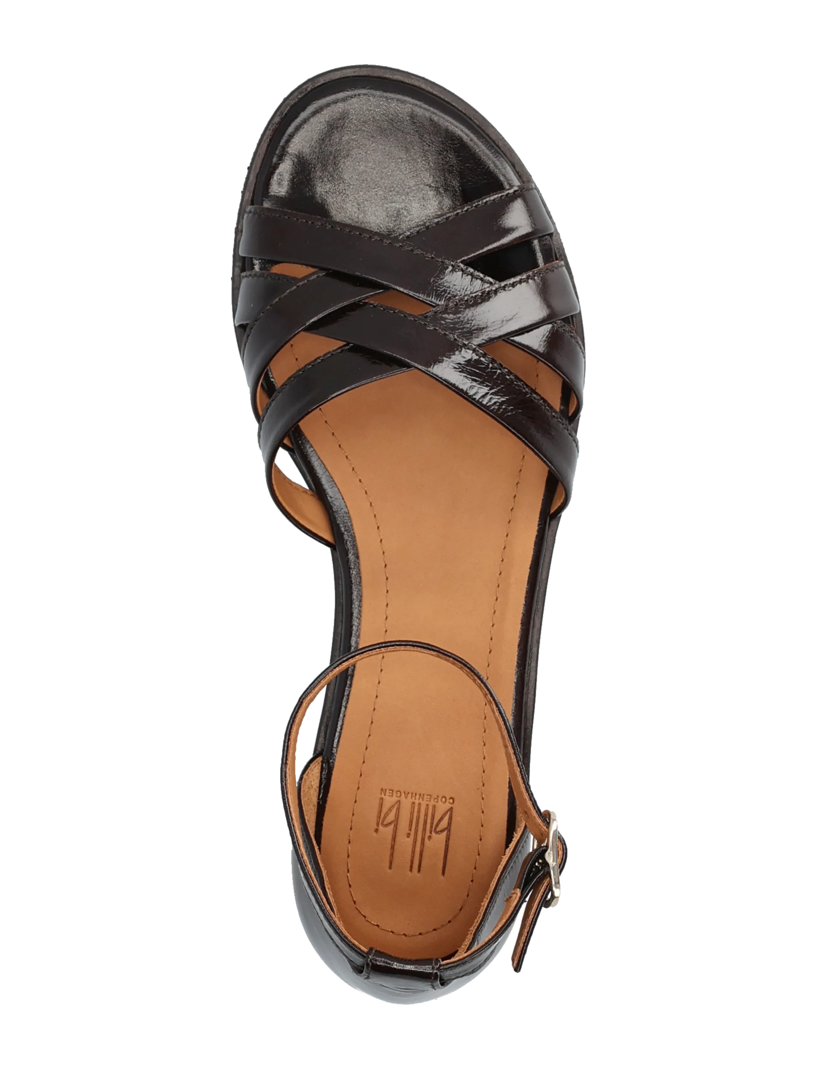 Billi Bi - Sandals - flache sandalen - mogano naplack - 3
