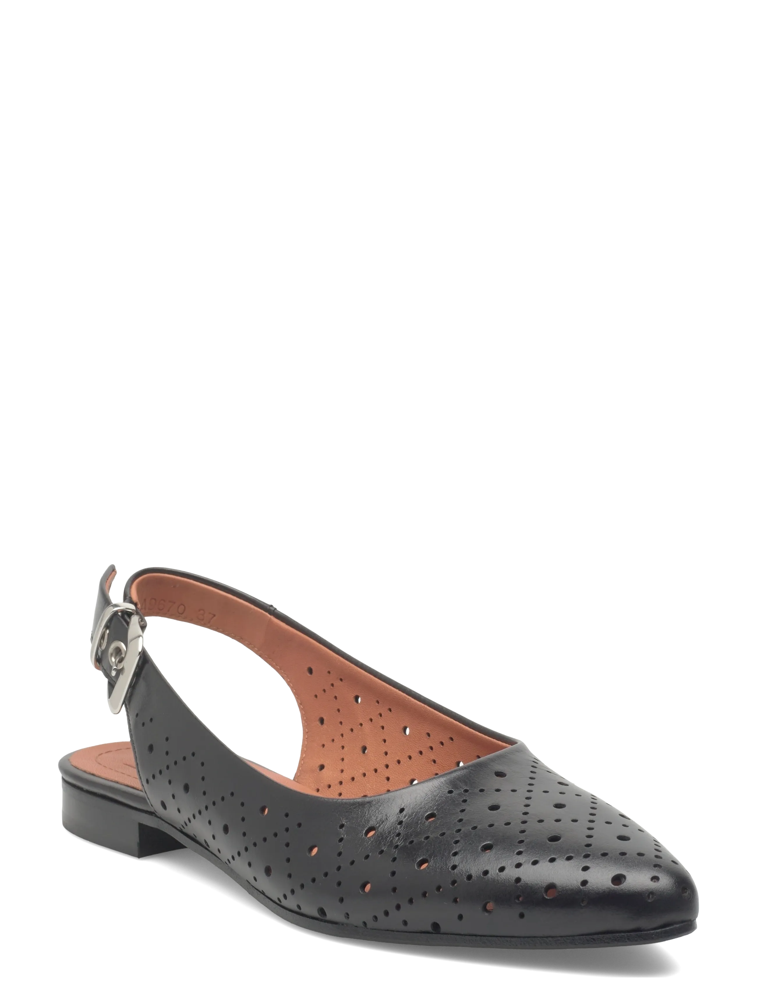 Billi Bi Sling Back, 38, Slingbacks, Schwarz - Flat Frauen