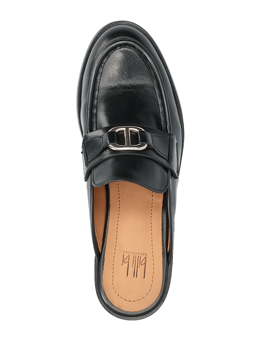Billi Bi - Mule - flat mules - black calf - 3