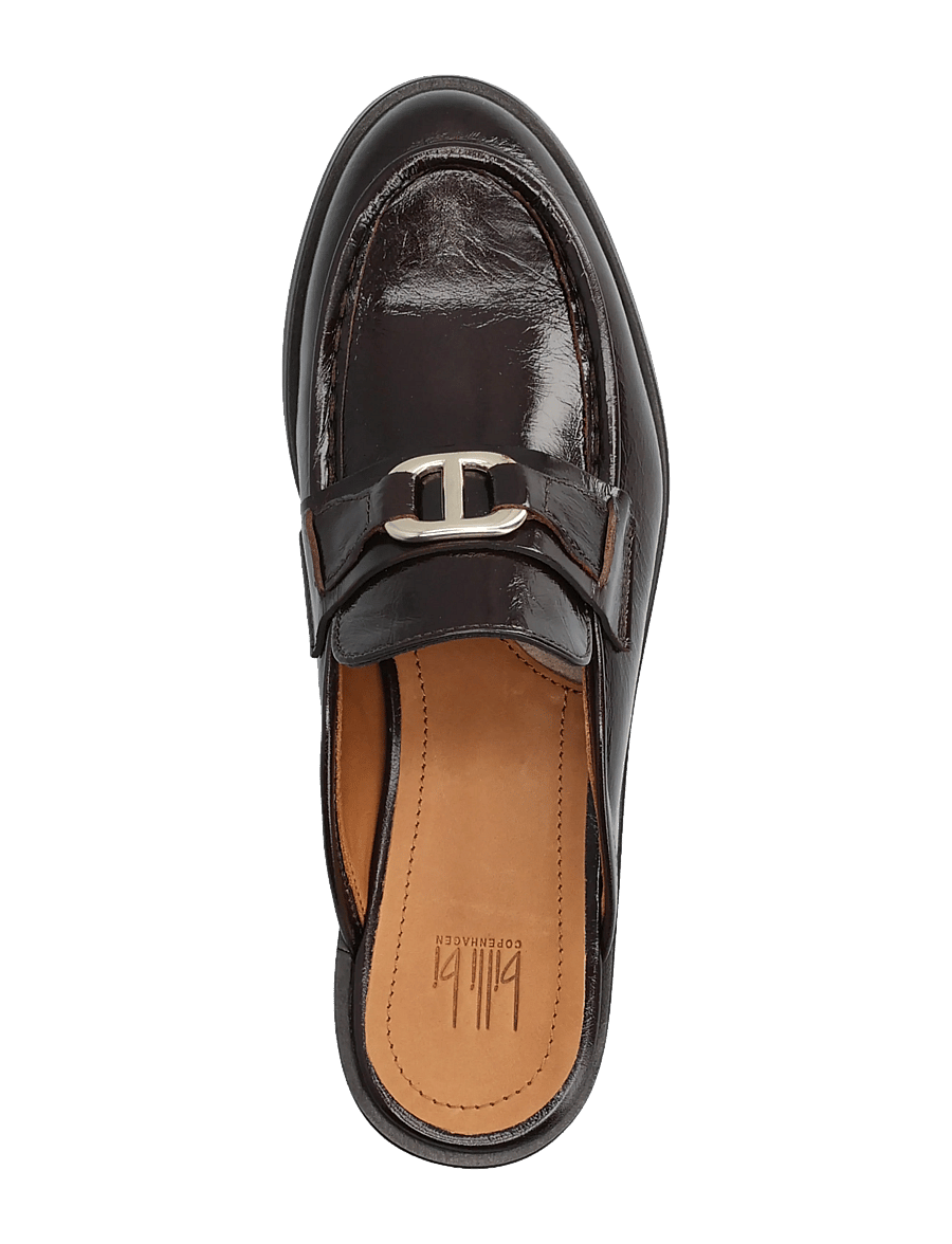 Billi Bi - Mule - flade mules - mogano naplack - 3