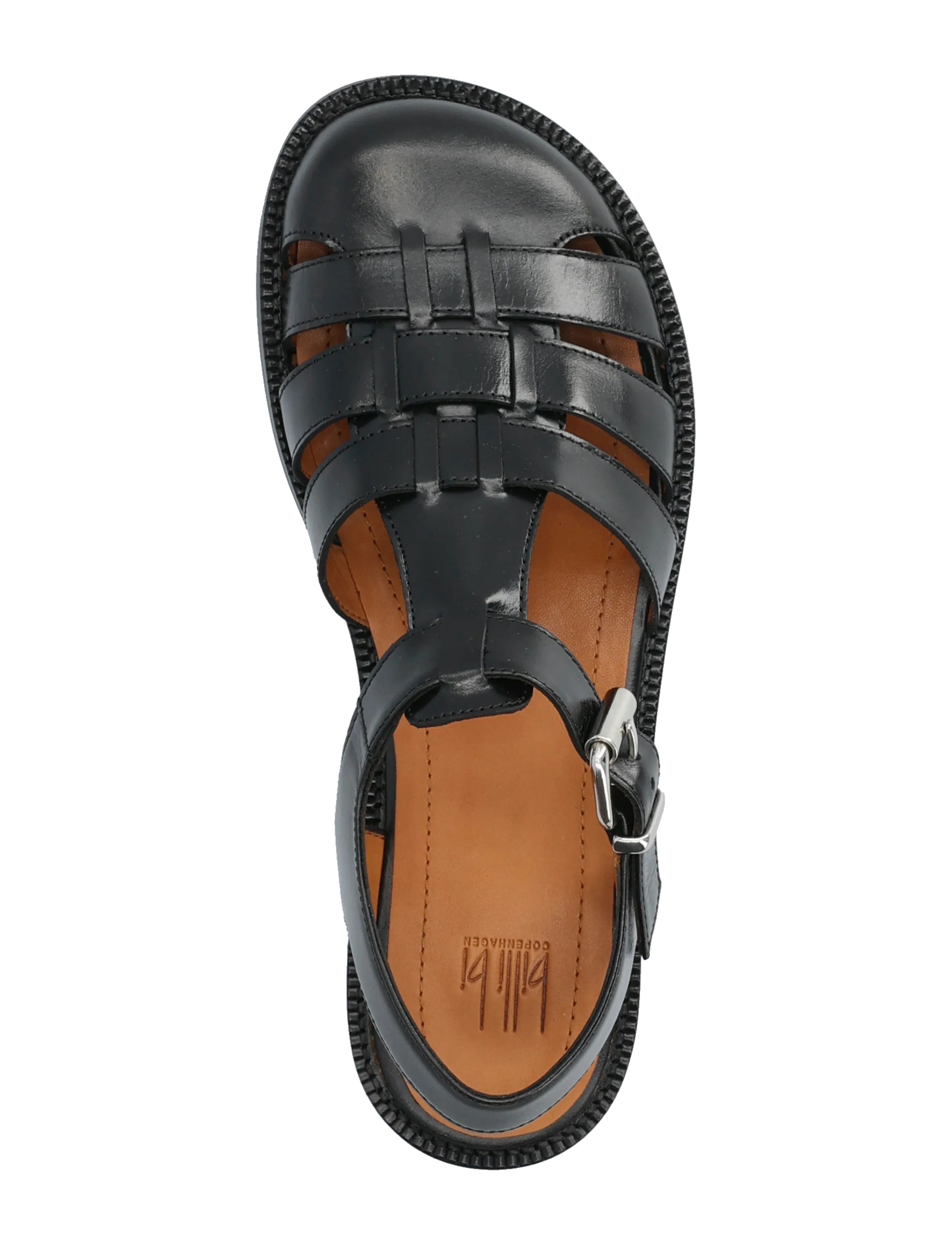 Billi Bi - Shoes - platta sandaler - black calf - 3