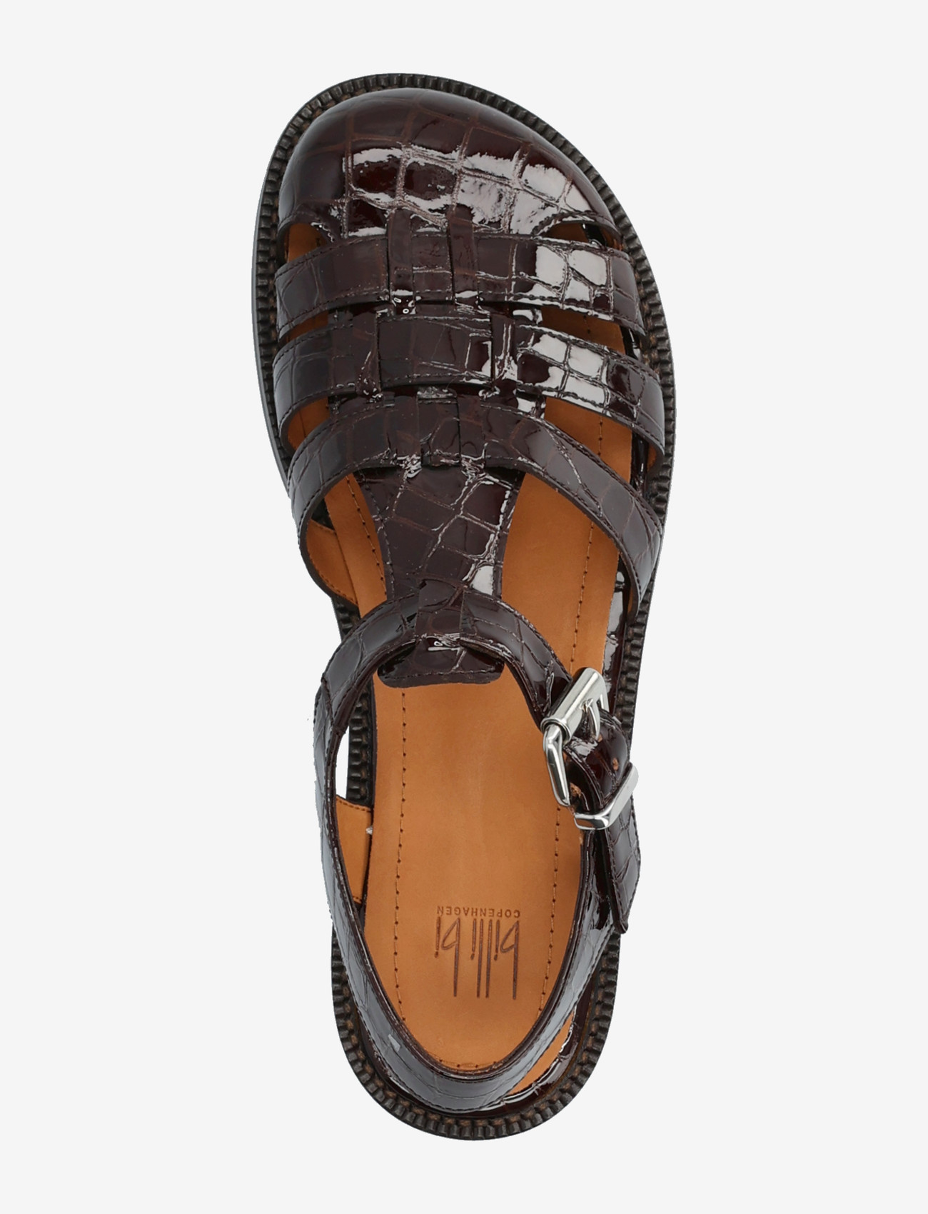 Billi Bi - Shoes - flade sandaler - brown croco patent - 3
