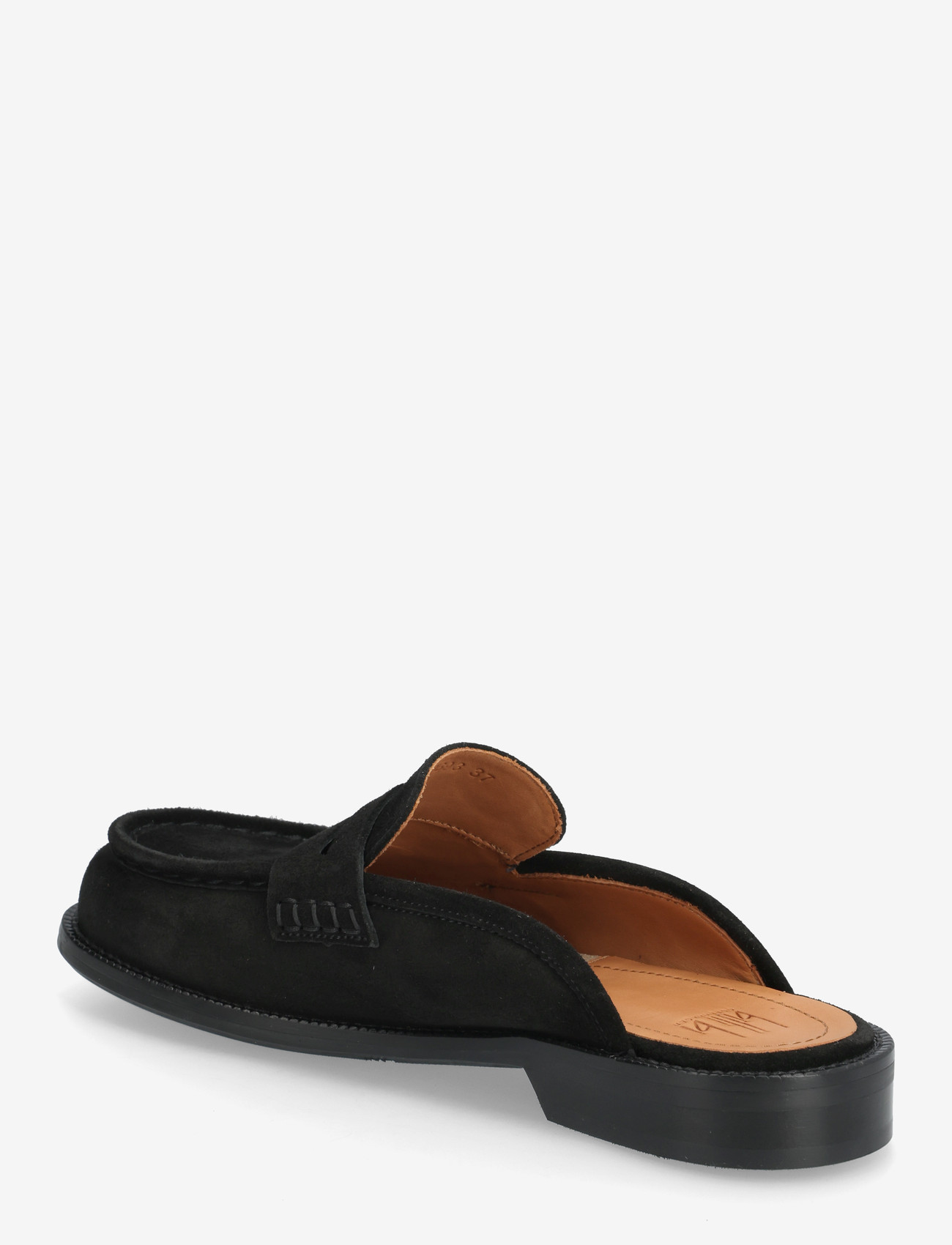 Billi Bi - Mule - flade mules - black babysilk suede - 2