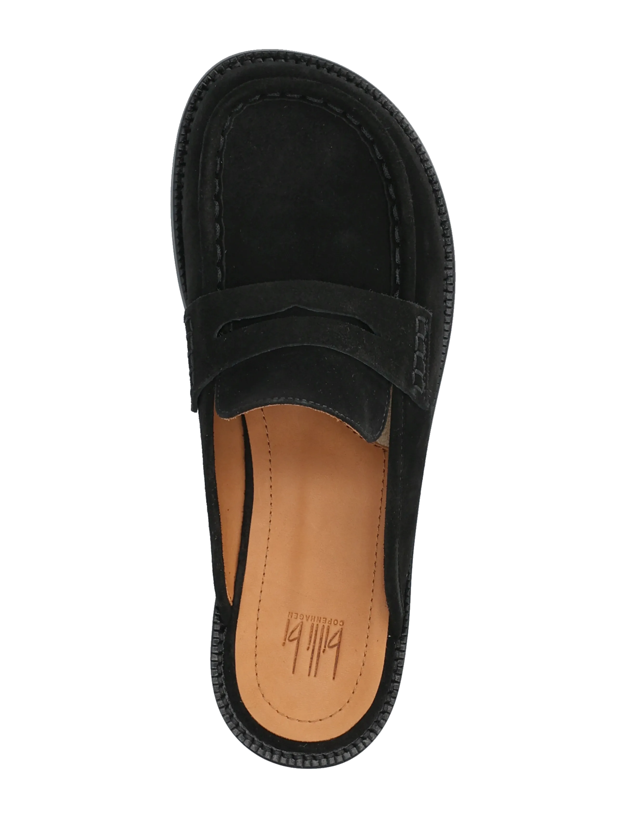Billi Bi - Mule - buty z odkrytą piętą na płaskim obcasie - black babysilk suede - 3