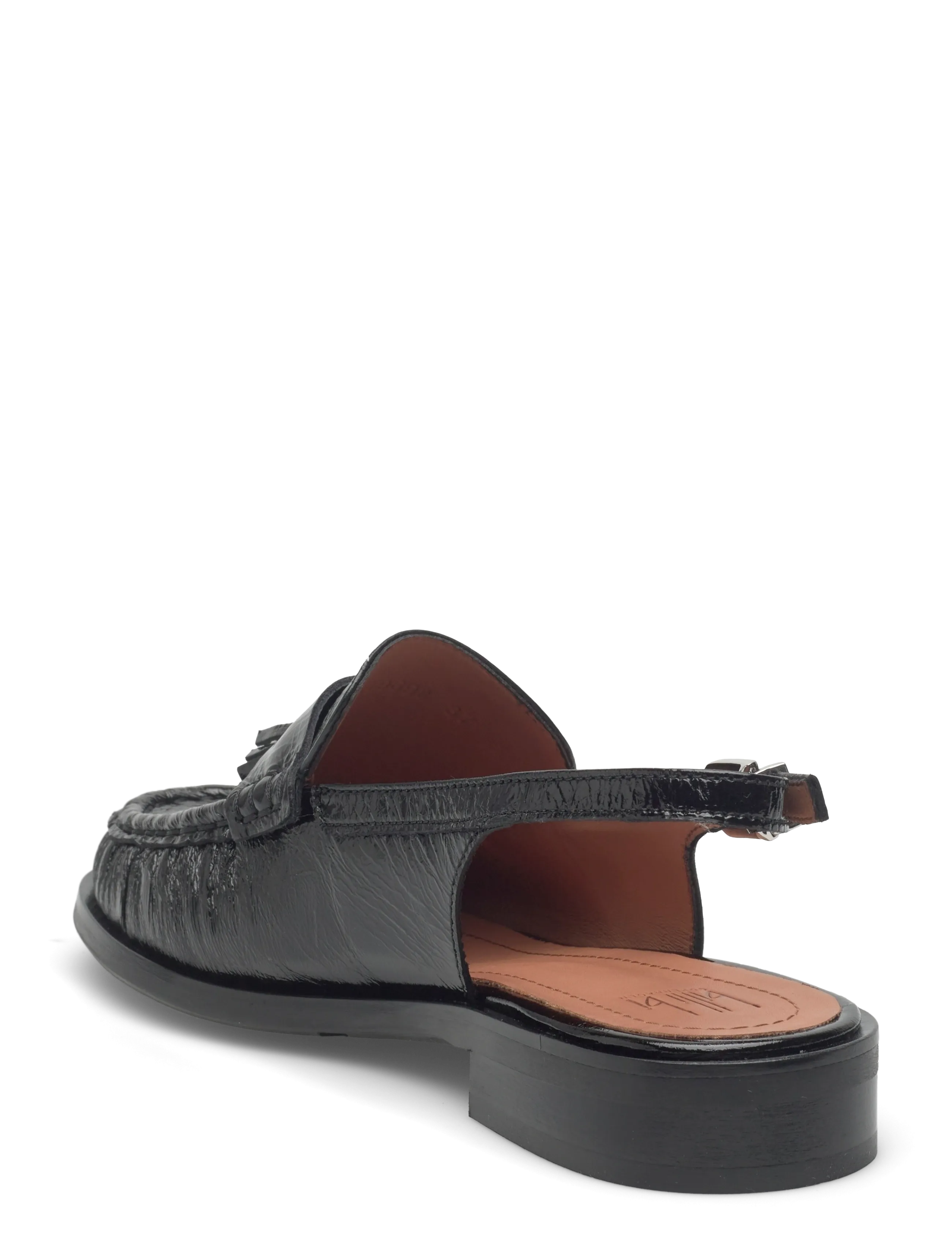 Billi Bi - Sling back - mados tendencijos - black naplack - 2