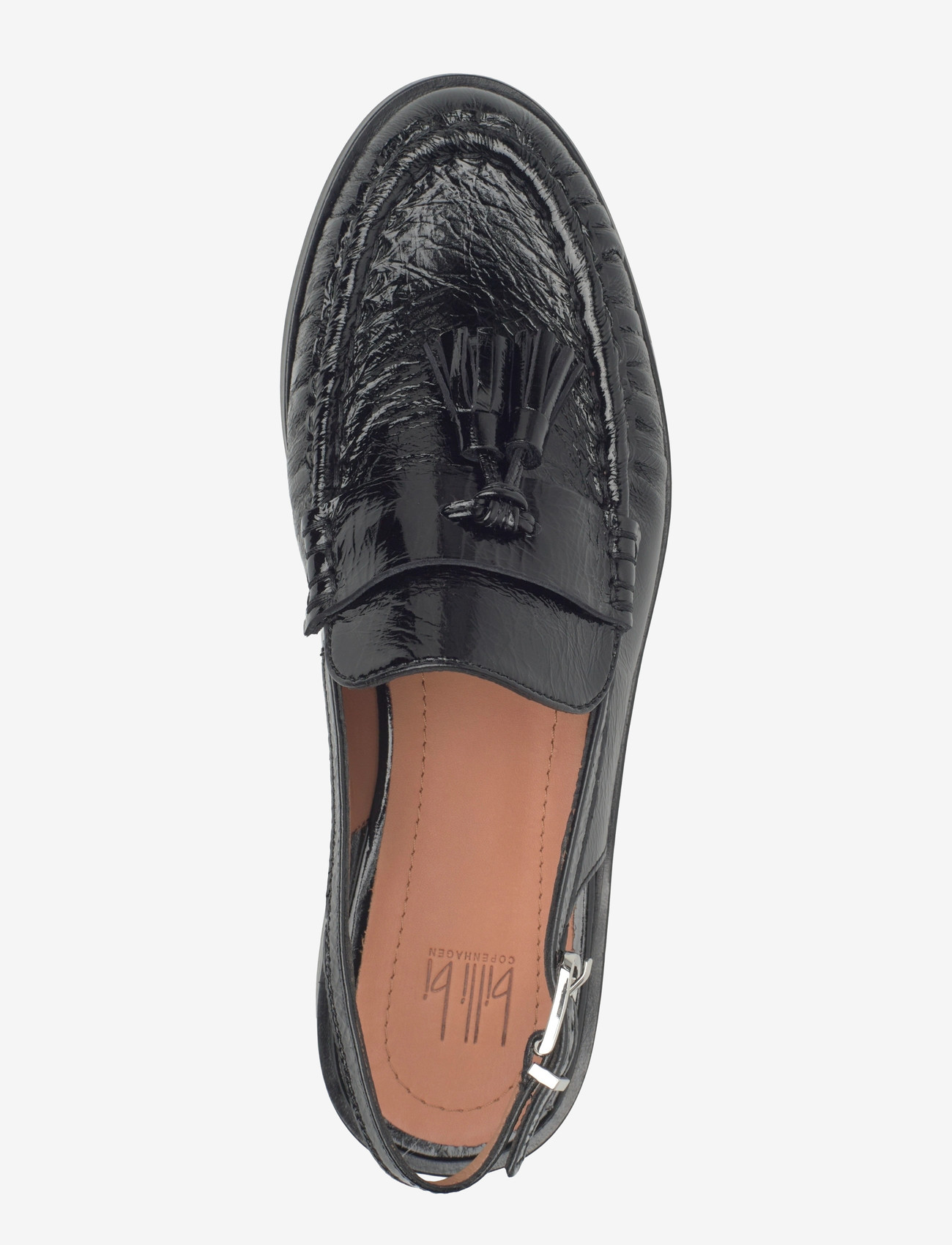 Billi Bi - Sling back - flache slingbacks - black naplack - 3