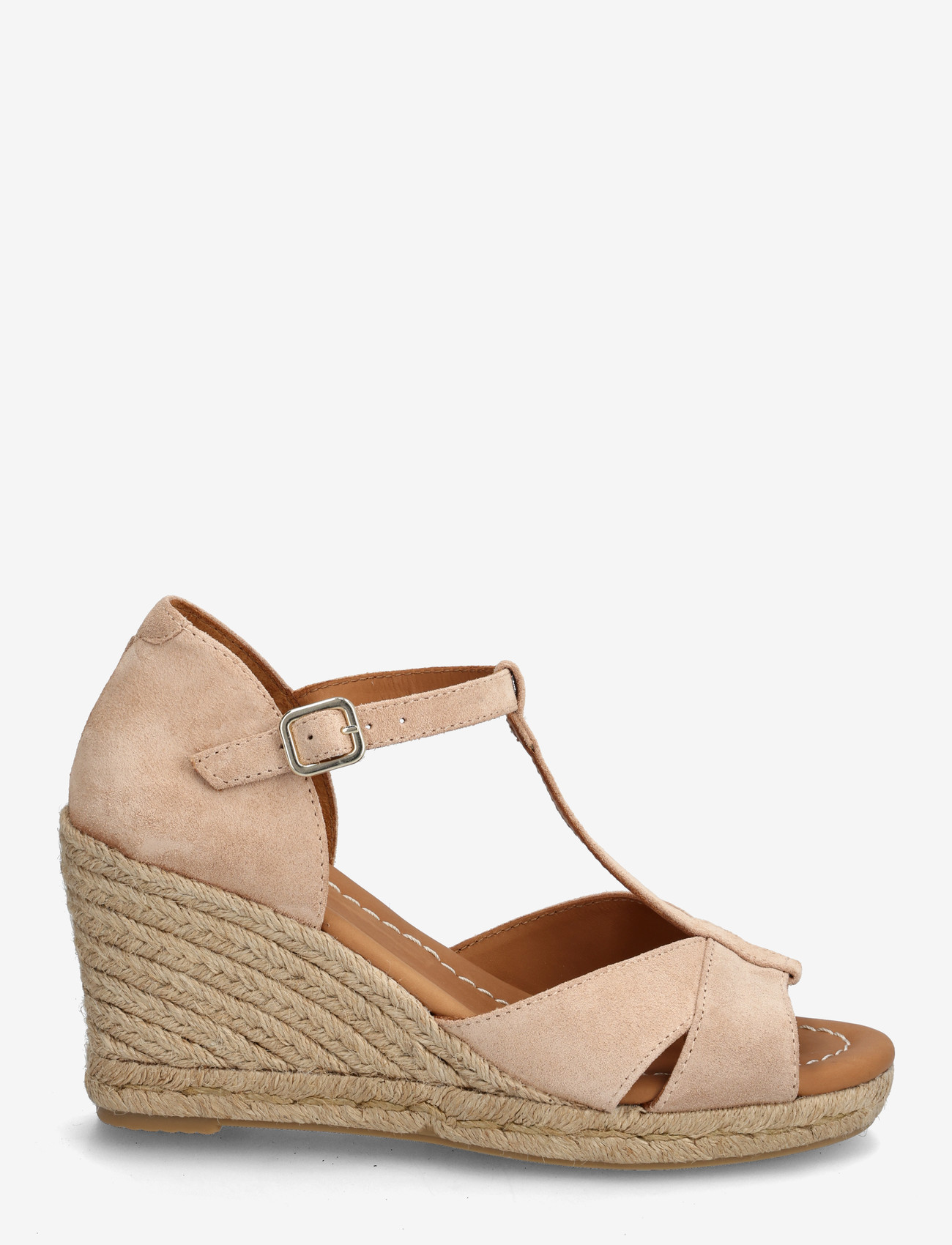 Billi Bi - Espadrilles - heeled espadrilles - dusty rose babysilk suede - 1