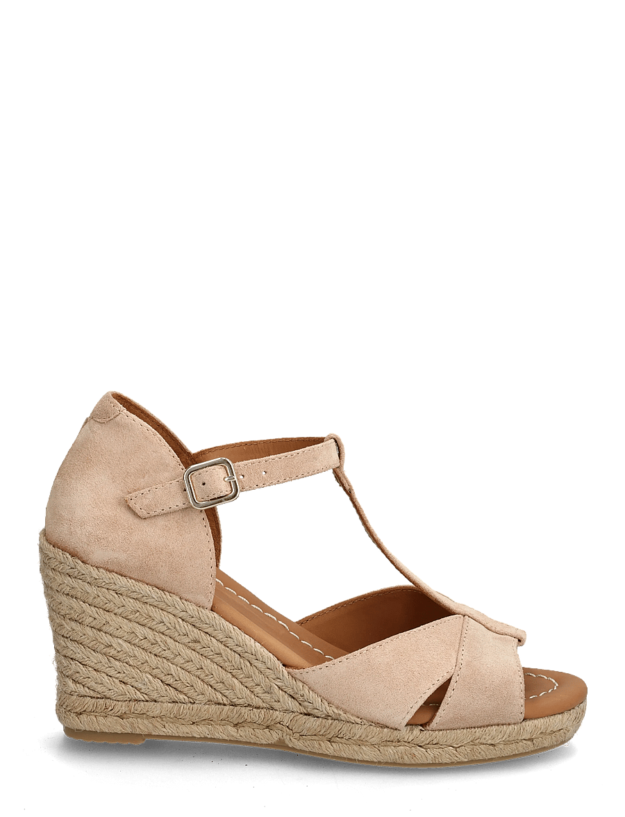 Billi Bi - Espadrilles - kontsaga espadrillid - dusty rose babysilk suede - 1