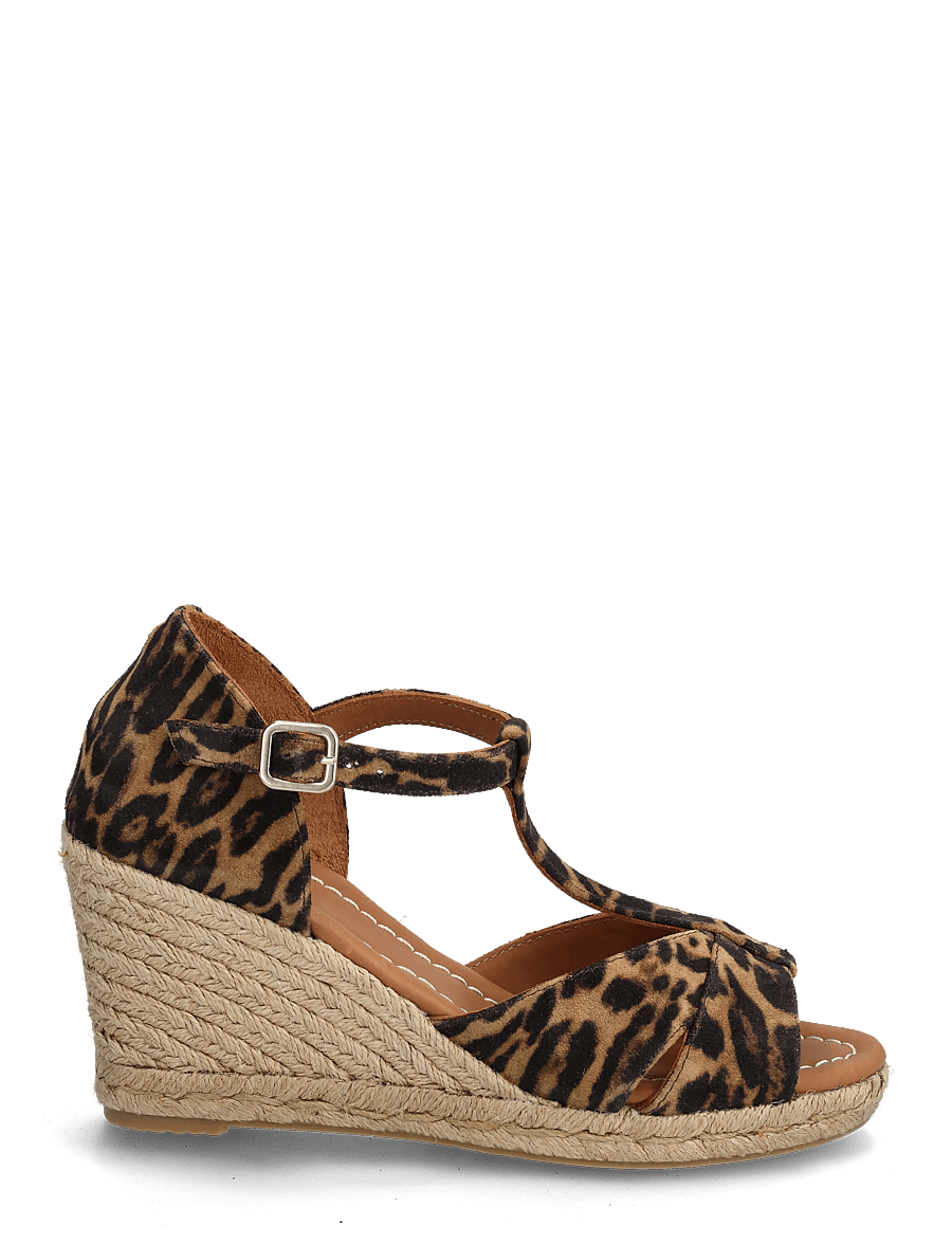Billi Bi - Espadrilles - espadrilles mit absatz - leopardo cuoio suede - 1