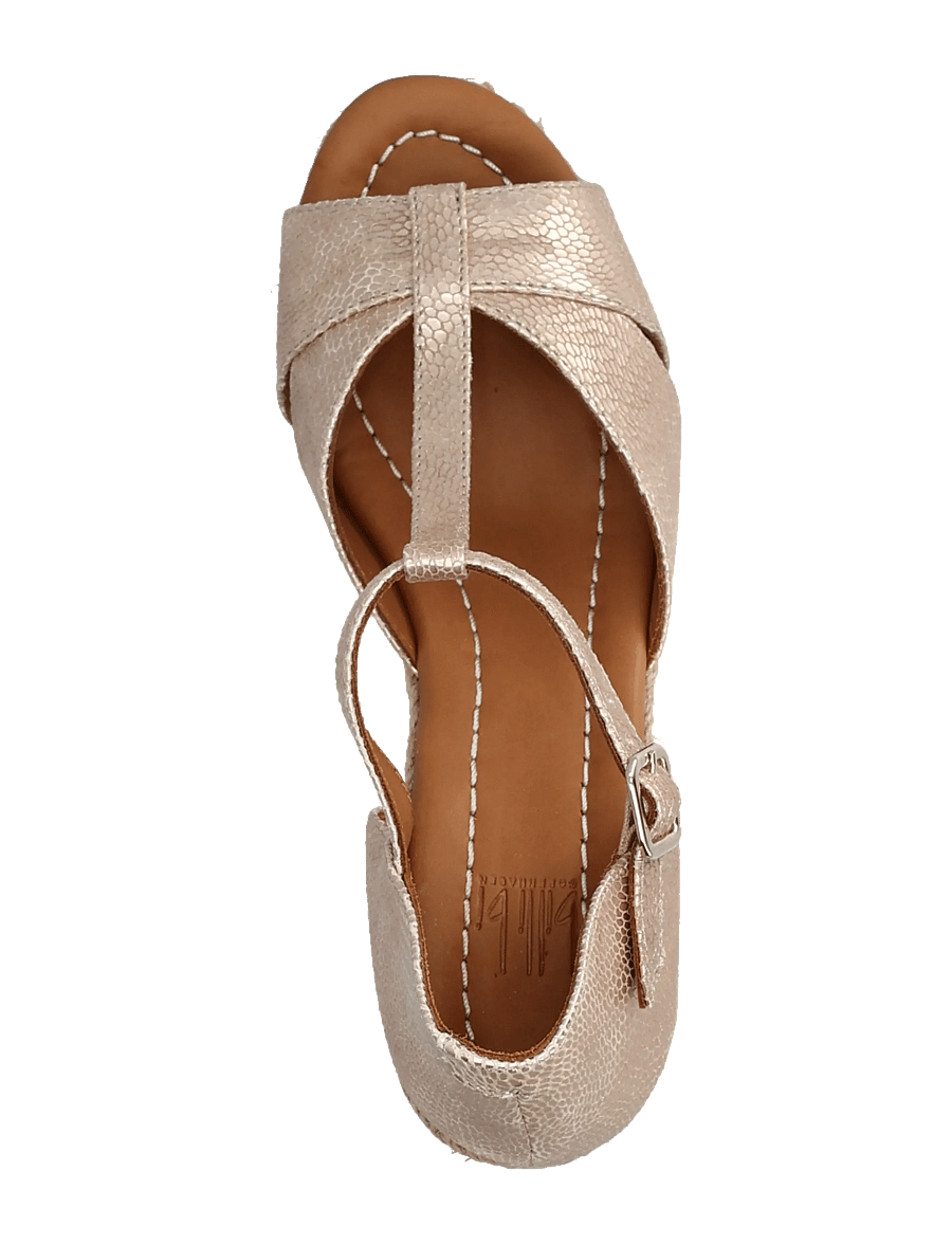 Billi Bi - Espadrilles - espadrilles mit absatz - old rose metallic - 3