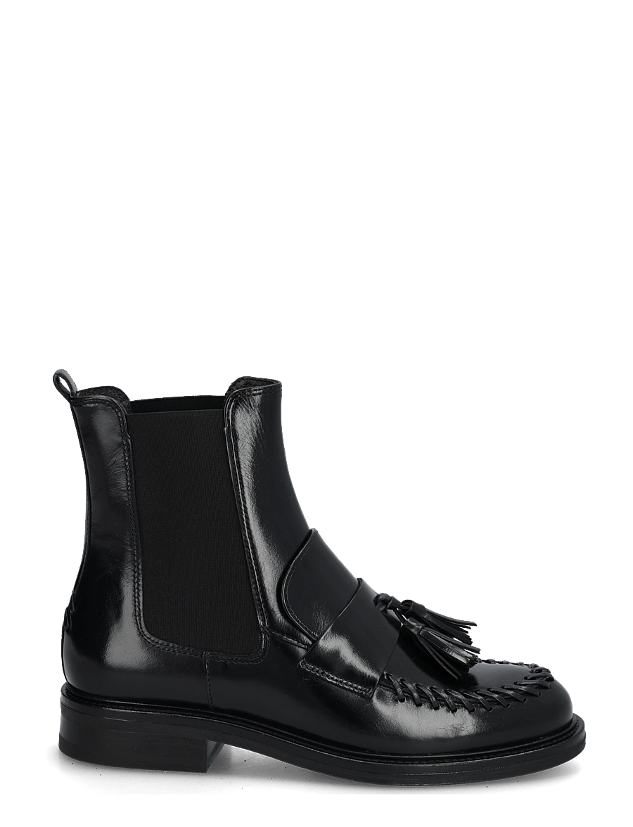 Billi Bi - Boots - flade ankelstøvler - black calf - 2