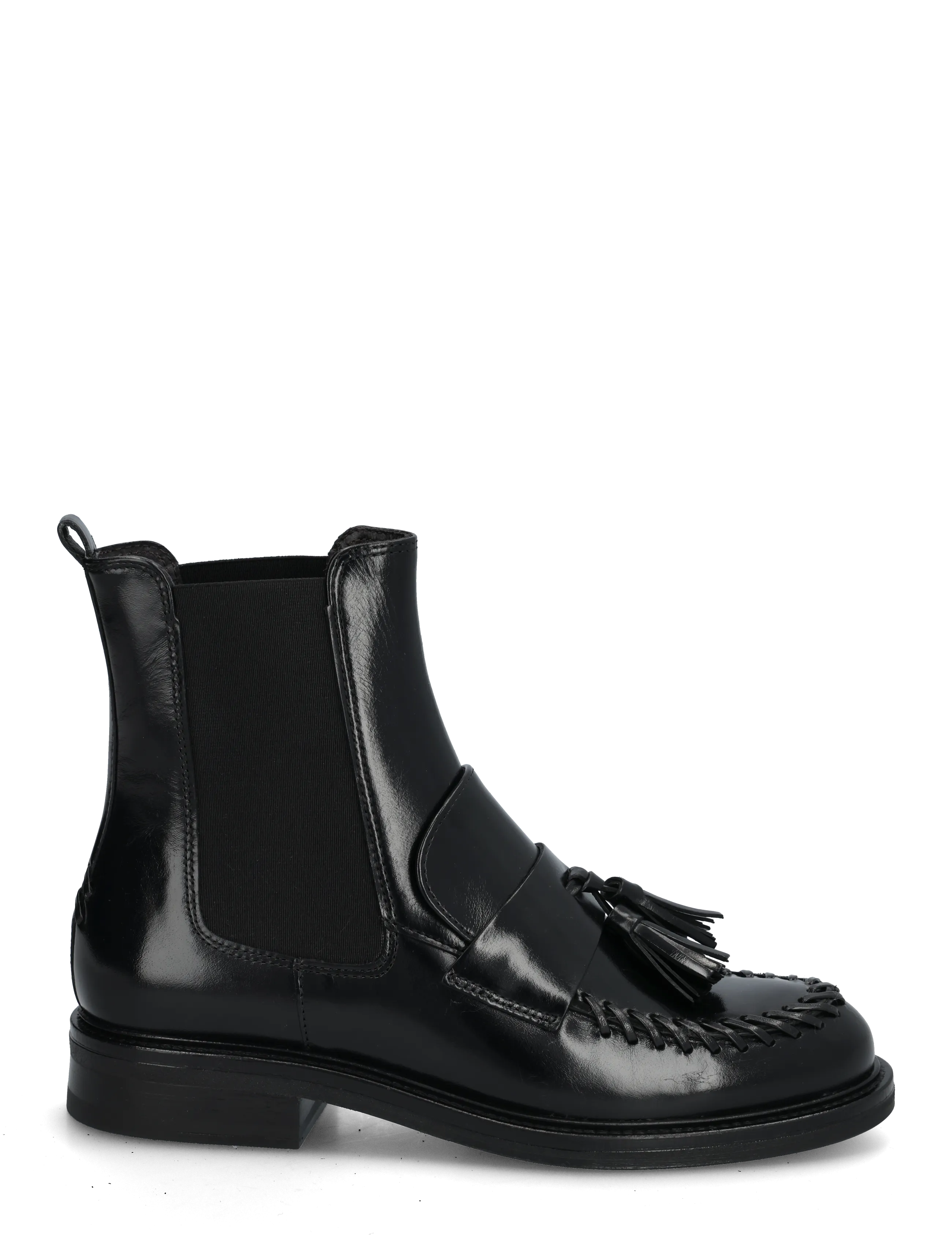 Billi Bi - Boots - platta ankelboots - black calf - 2