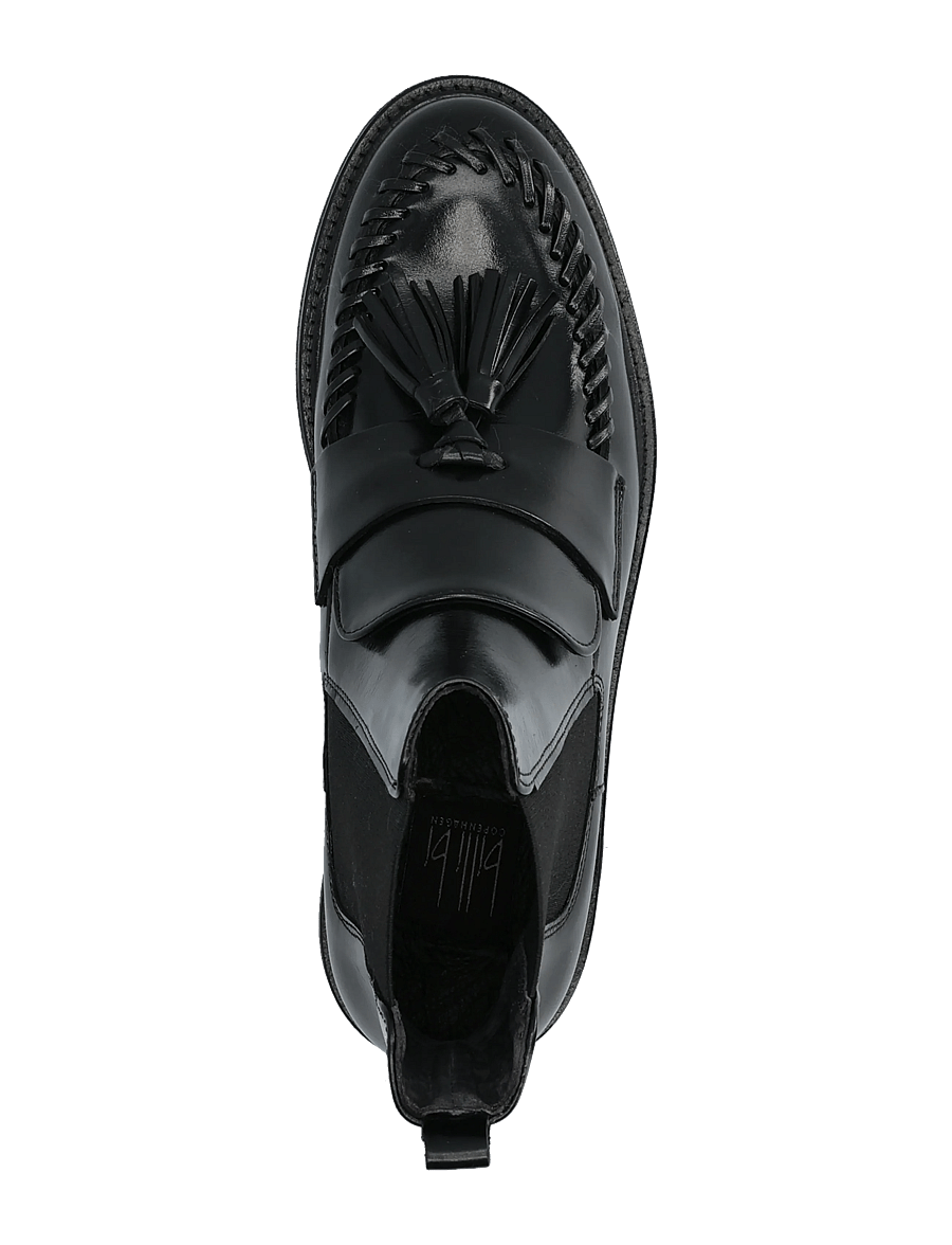 Billi Bi - Boots - platta ankelboots - black calf - 3
