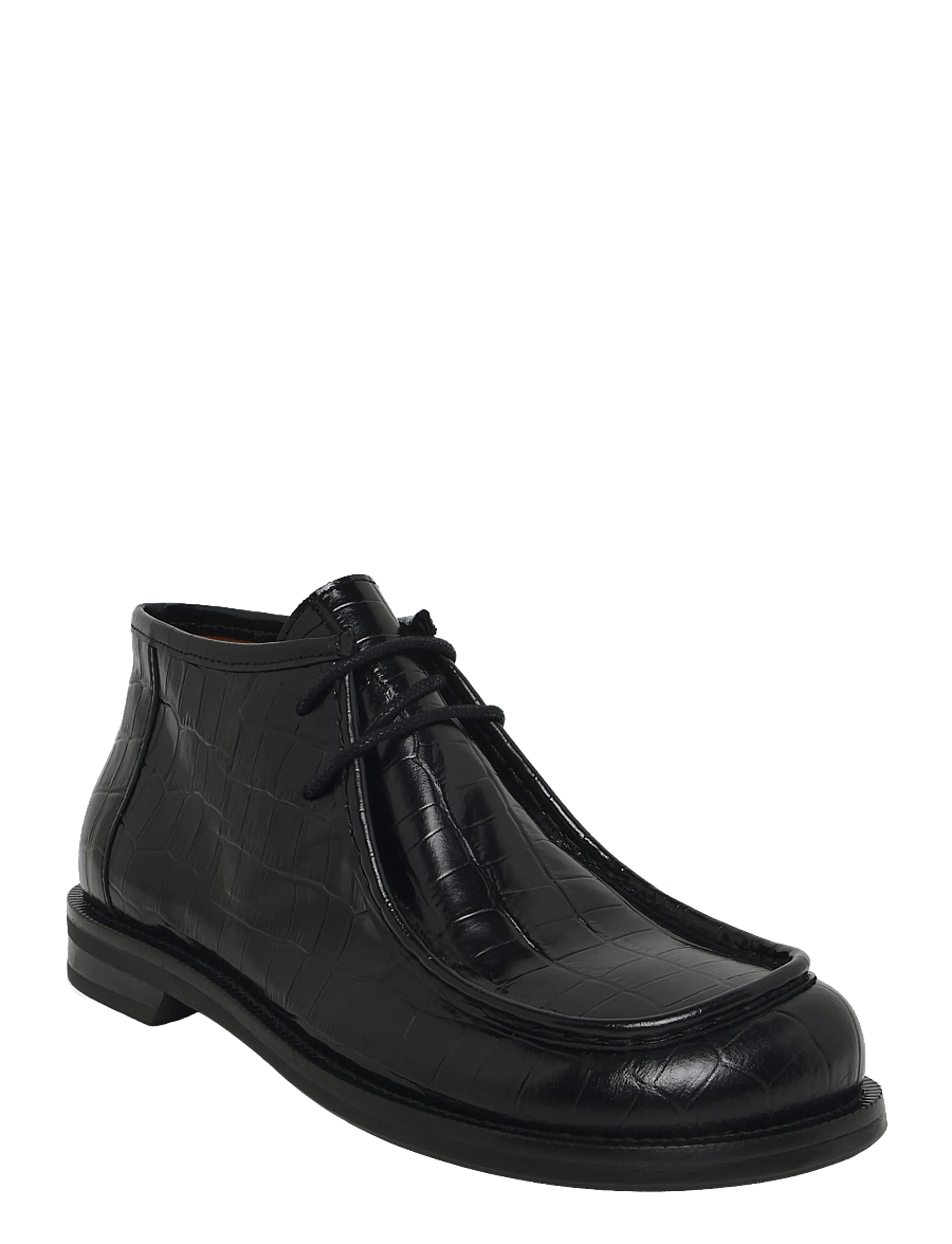Billi Bi - Boots - snørestøvler - black monterrey croco - 0