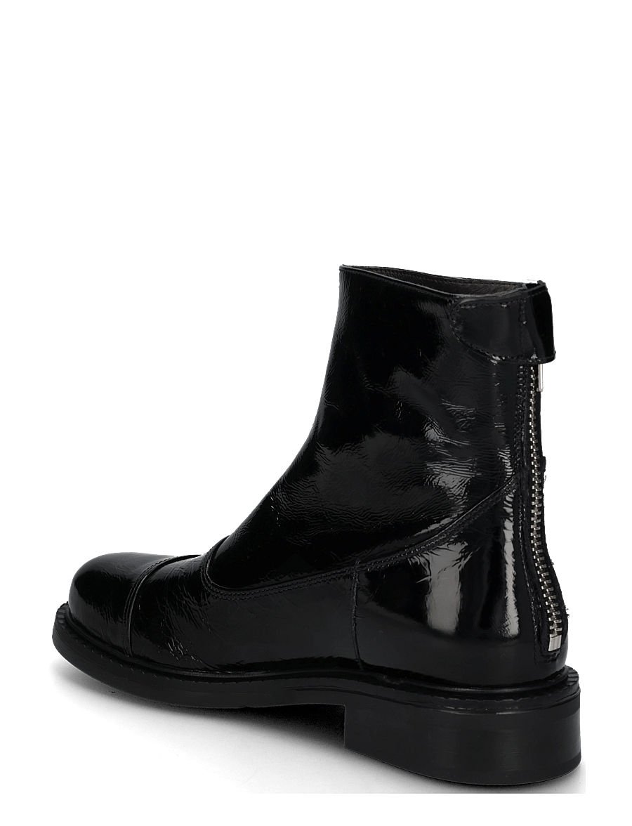 Billi Bi - Boots - flache stiefeletten - black naplack - 2