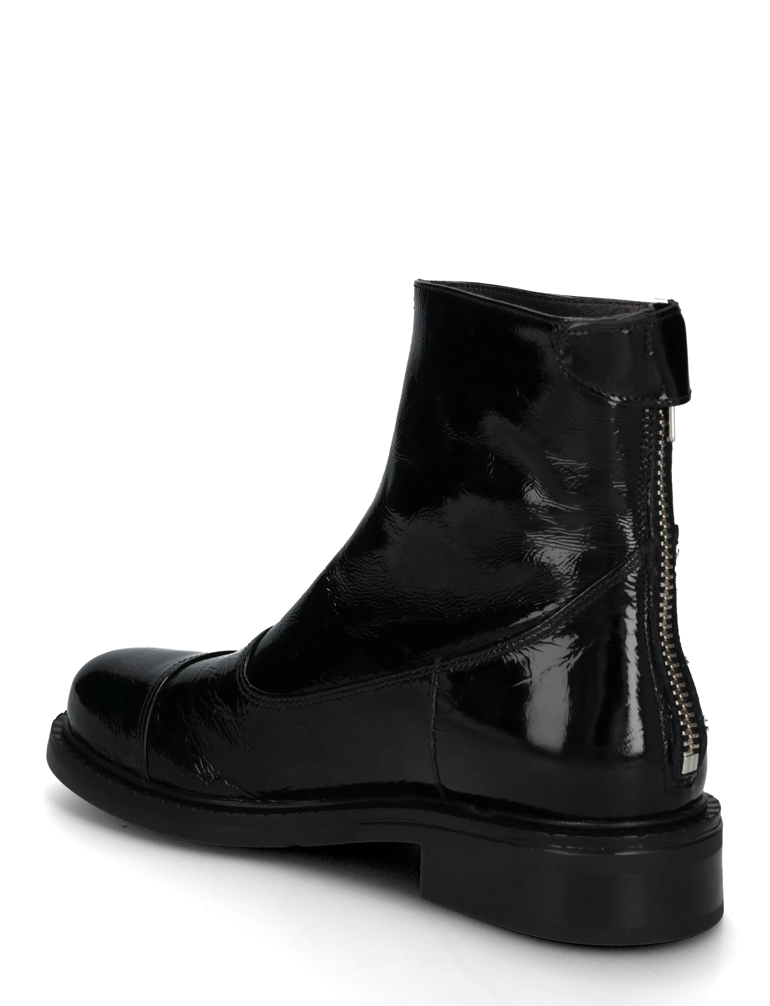 Billi Bi - Boots - flache stiefeletten - black naplack - 2