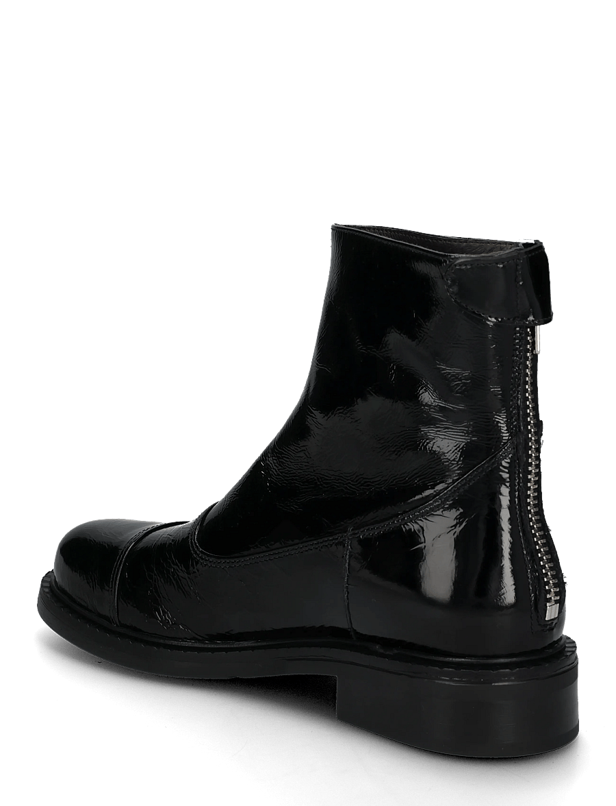 Billi Bi - Boots - flache stiefeletten - black naplack - 2