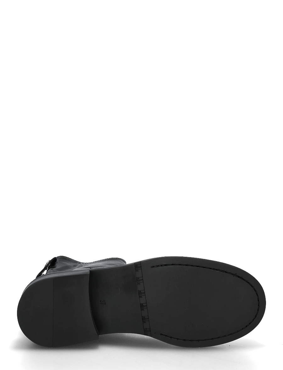 Billi Bi - Boots - flache stiefeletten - black naplack - 4
