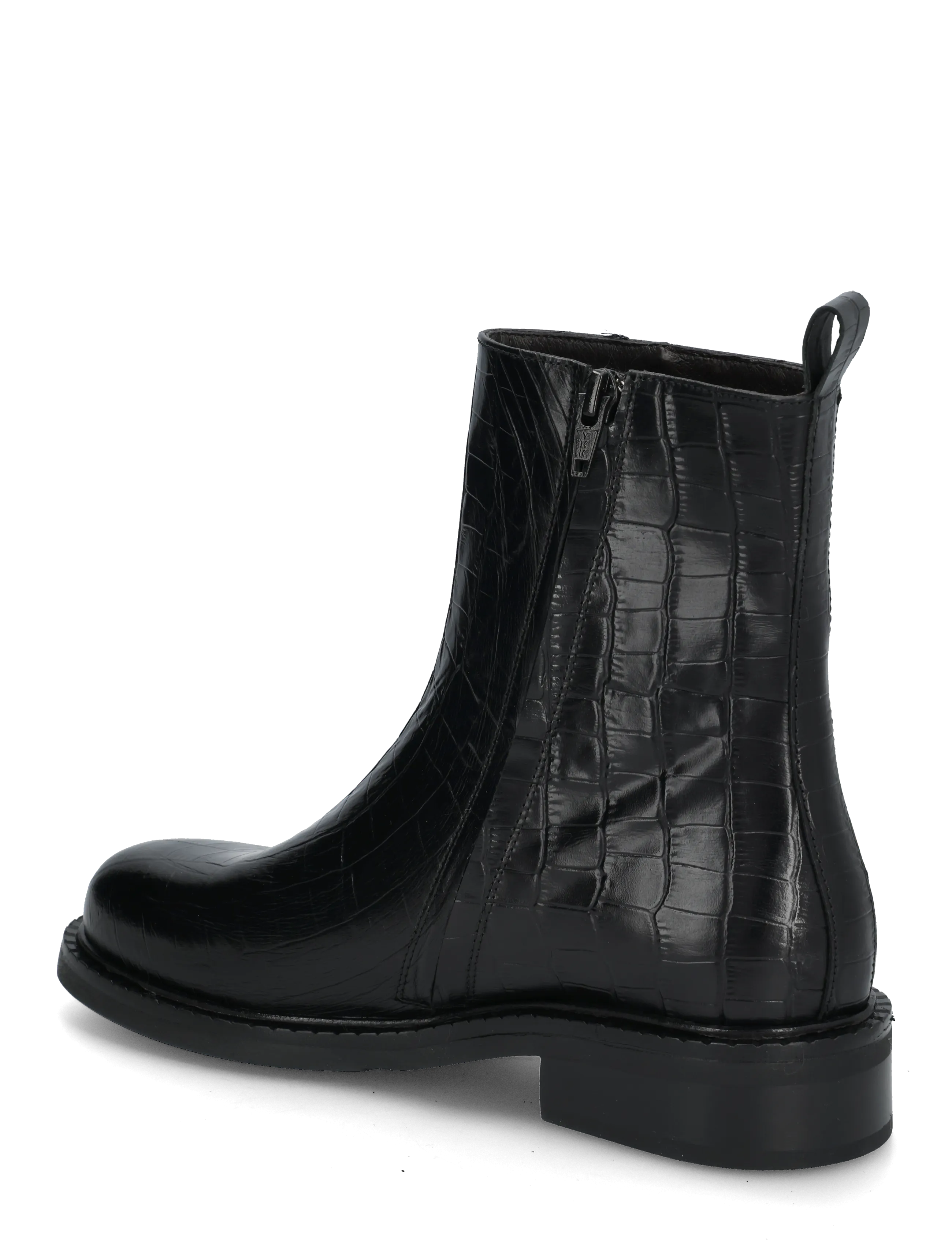 Billi Bi - Boots - flade ankelstøvler - black monterrey croco - 1