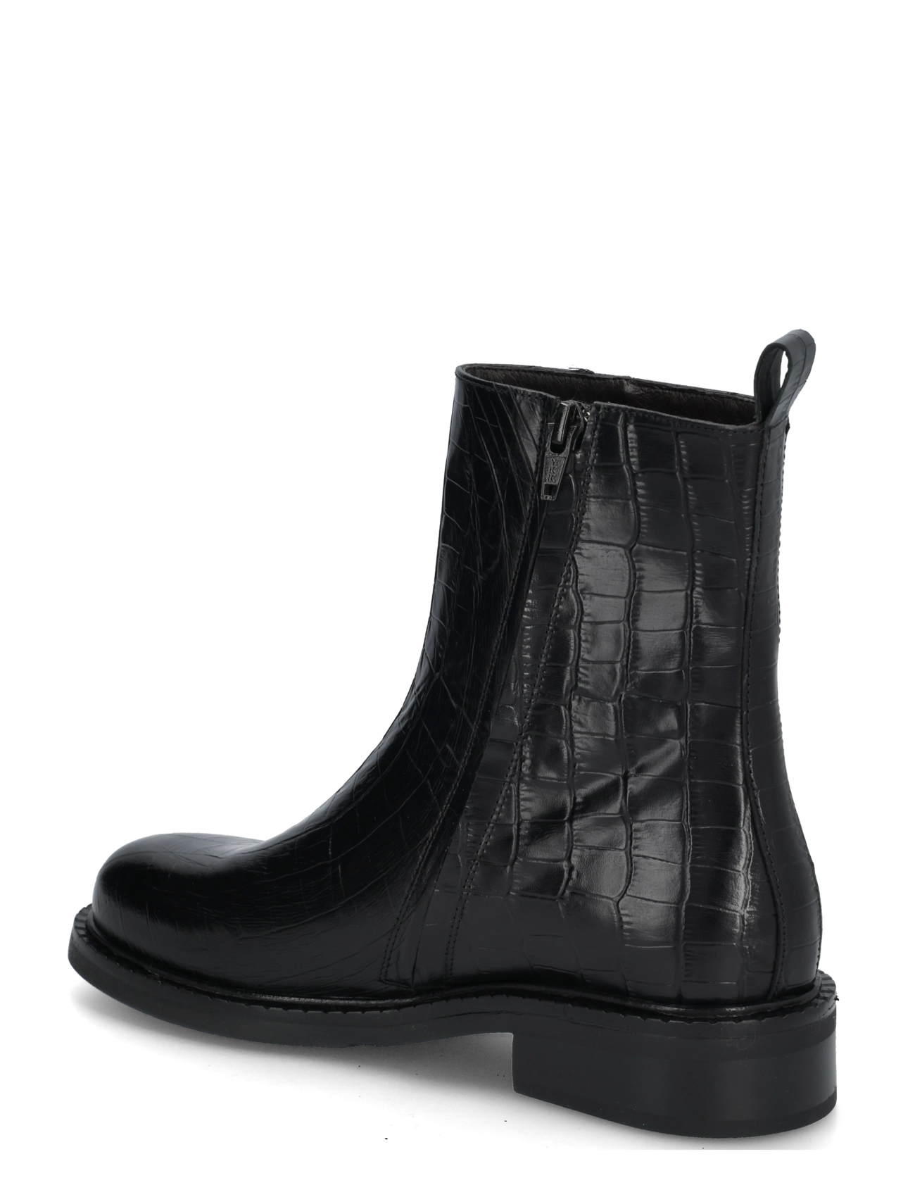 Billi Bi - Boots - flache stiefeletten - black monterrey croco - 1