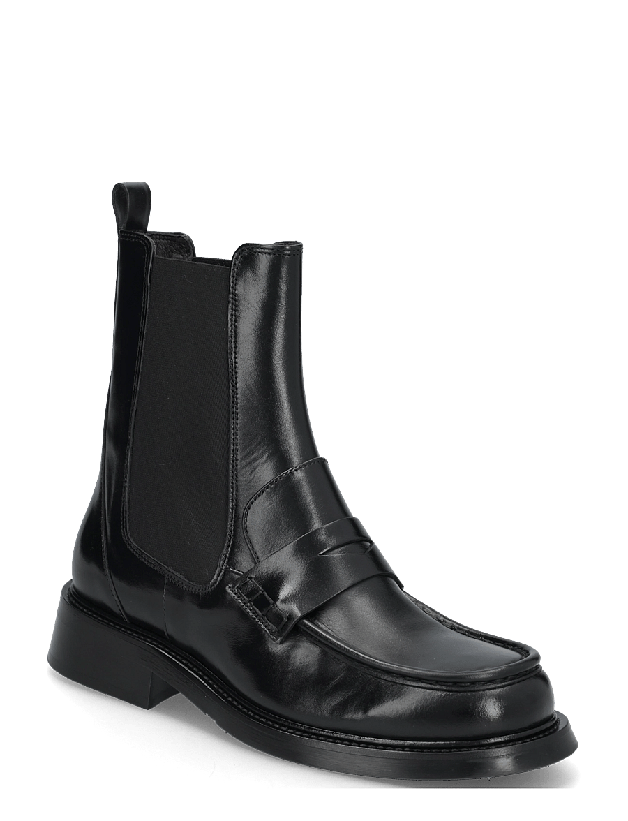 Billi Bi - Boots - flade ankelstøvler - black rustic oil calf - 0