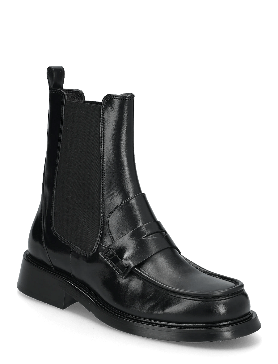 Billi Bi - Boots - flade ankelstøvler - black rustic oil calf - 0