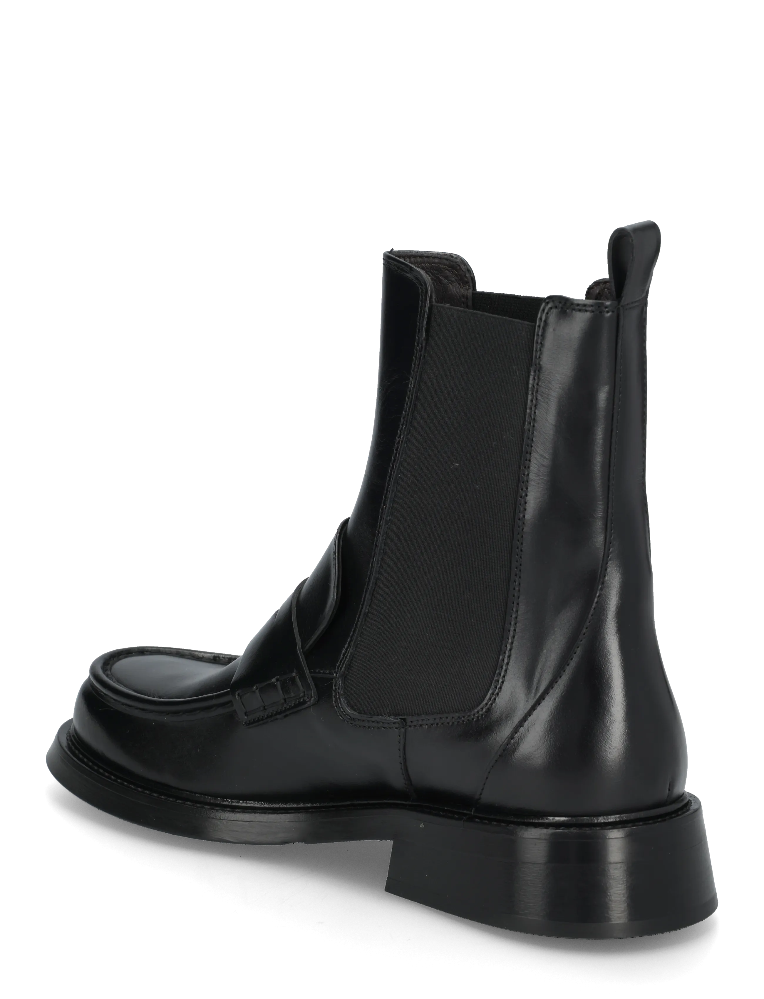 Billi Bi - Boots - flade ankelstøvler - black rustic oil calf - 1