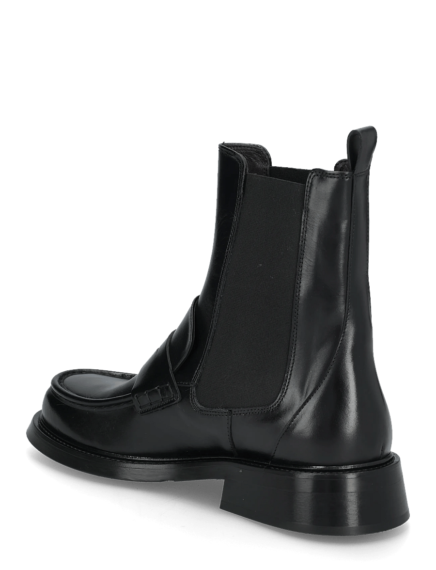 Billi Bi - Boots - flade ankelstøvler - black rustic oil calf - 1