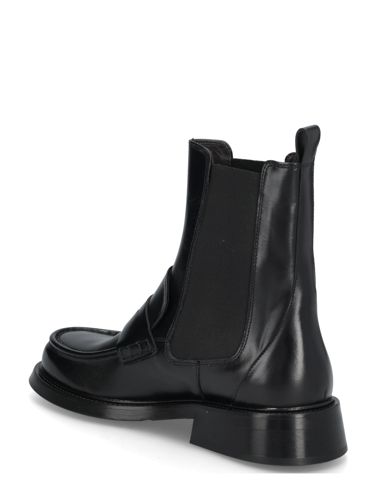 Billi Bi - Boots - flache stiefeletten - black rustic oil calf - 1