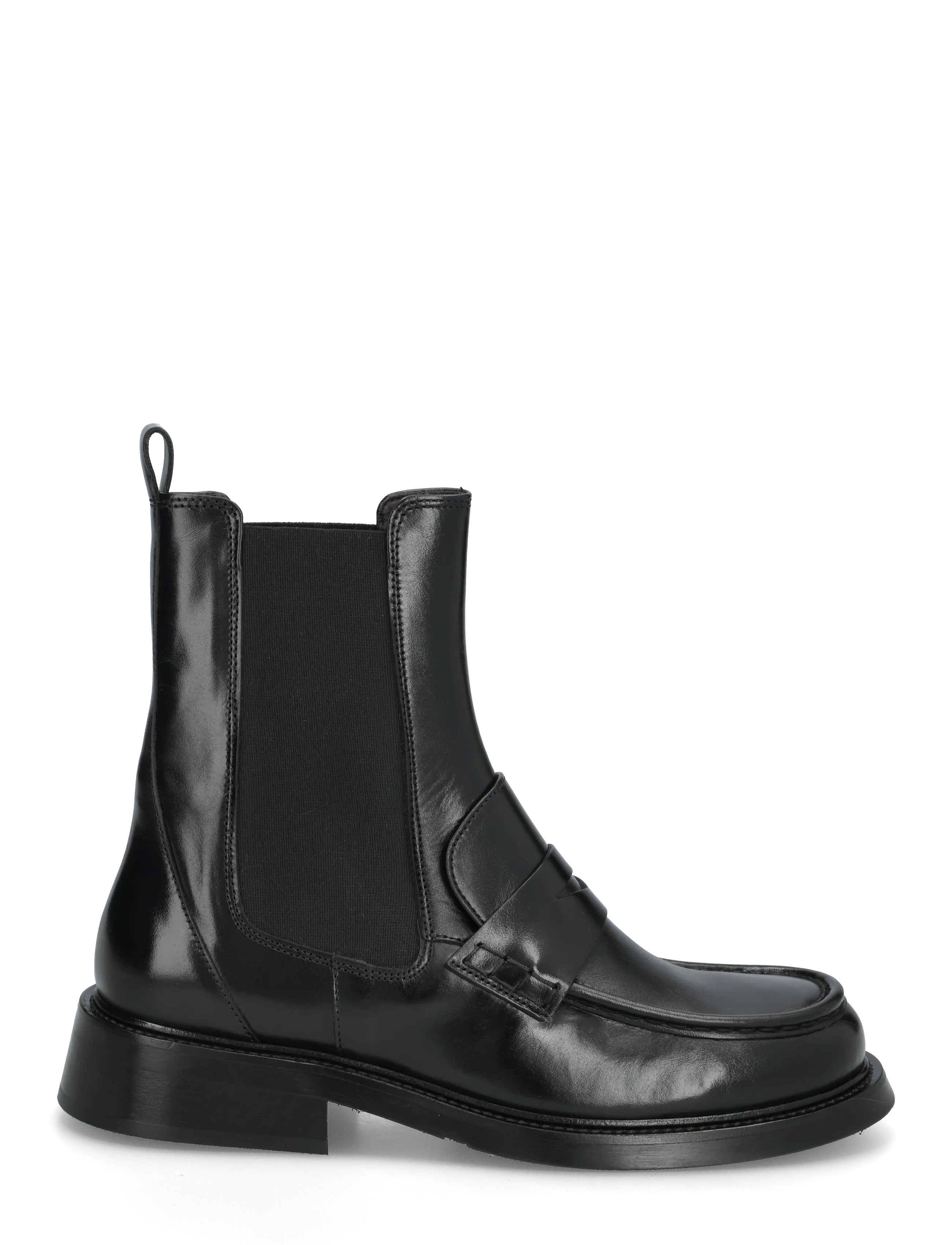 Billi Bi - Boots - flache stiefeletten - black rustic oil calf - 2