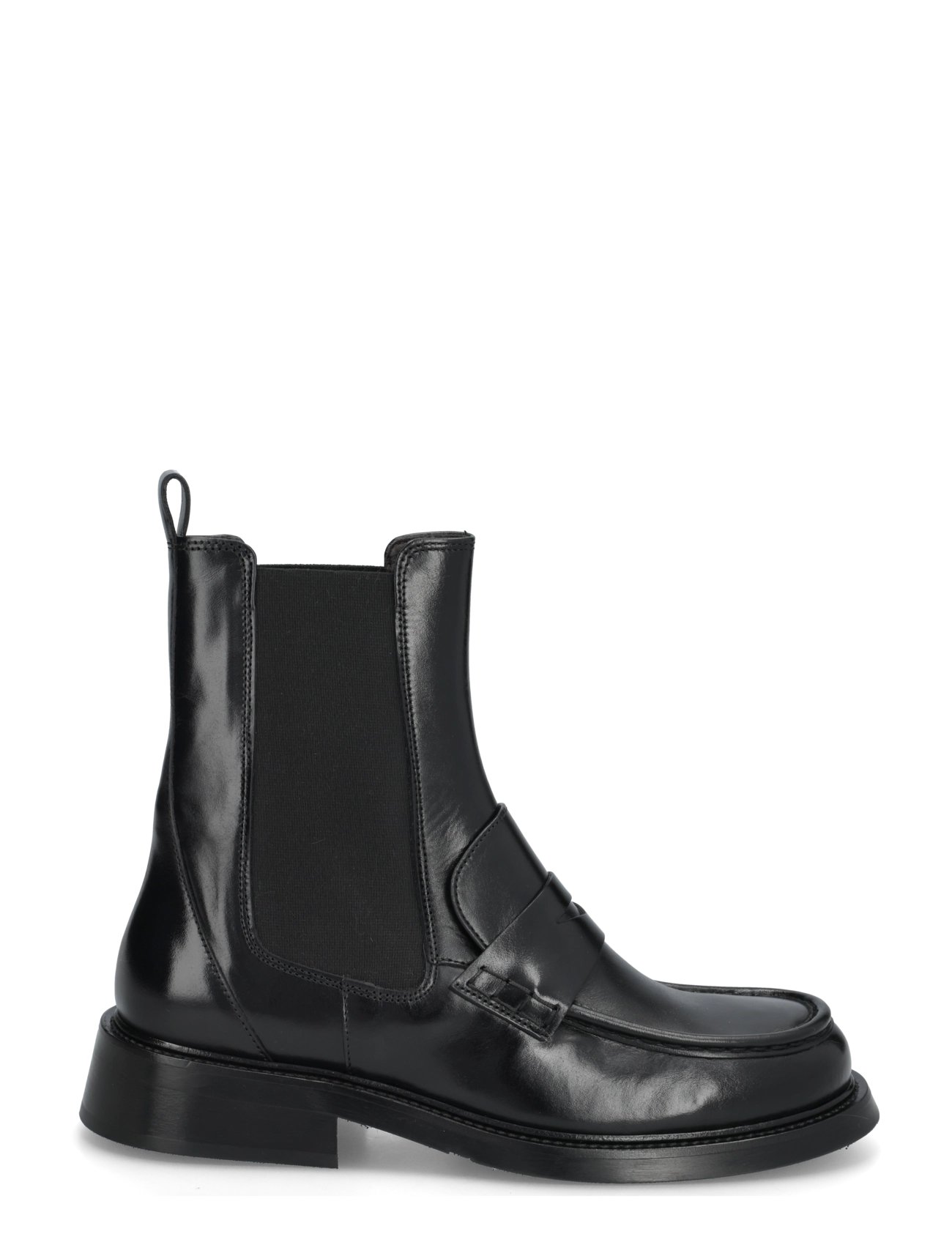 Billi Bi - Boots - flache stiefeletten - black rustic oil calf - 2