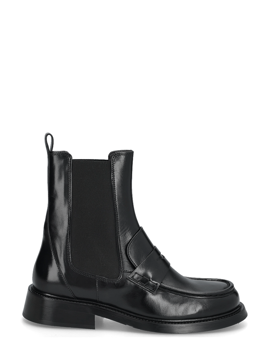 Billi Bi - Boots - flade ankelstøvler - black rustic oil calf - 2