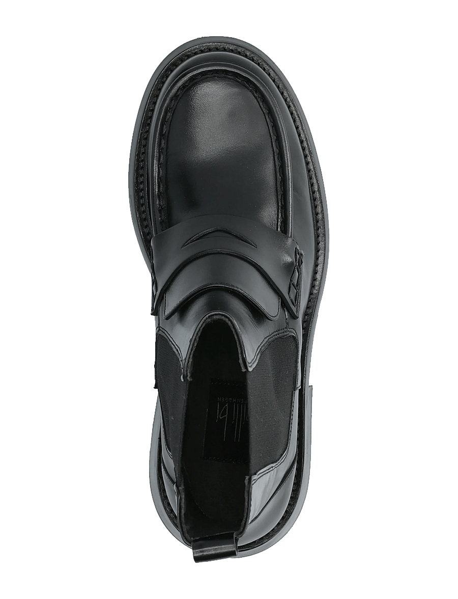 Billi Bi - Boots - flade ankelstøvler - black rustic oil calf - 3
