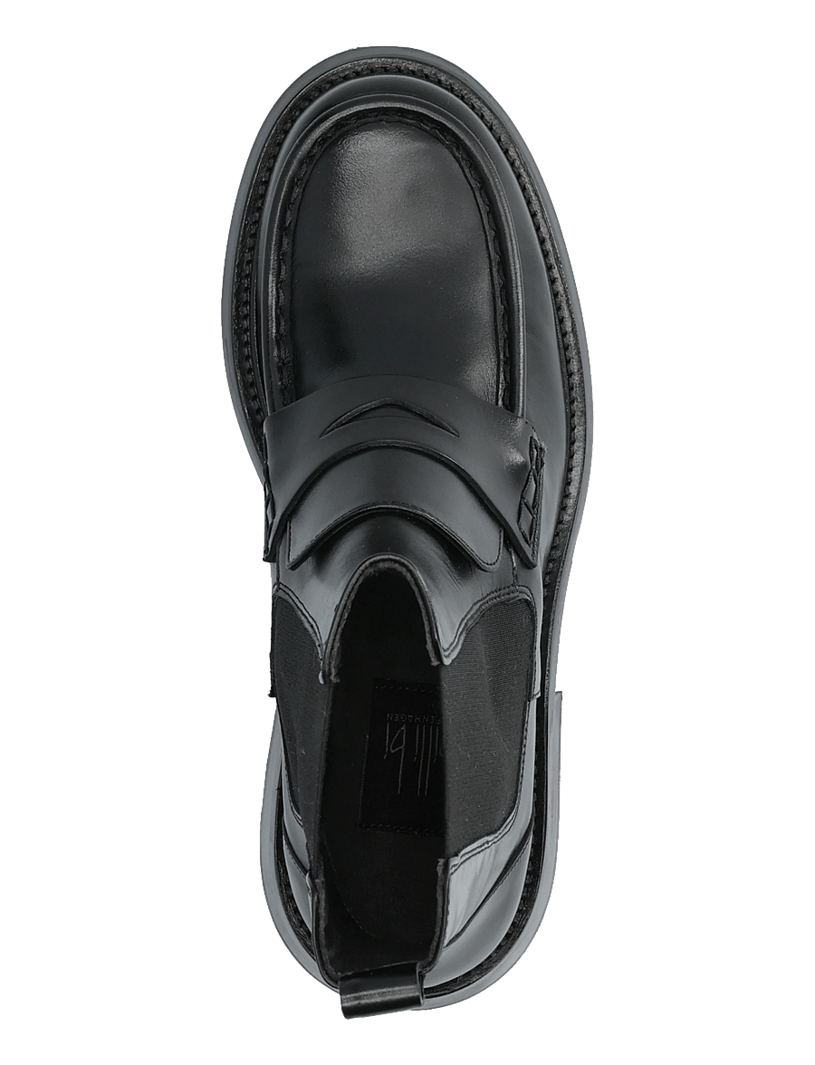 Billi Bi - Boots - flade ankelstøvler - black rustic oil calf - 3