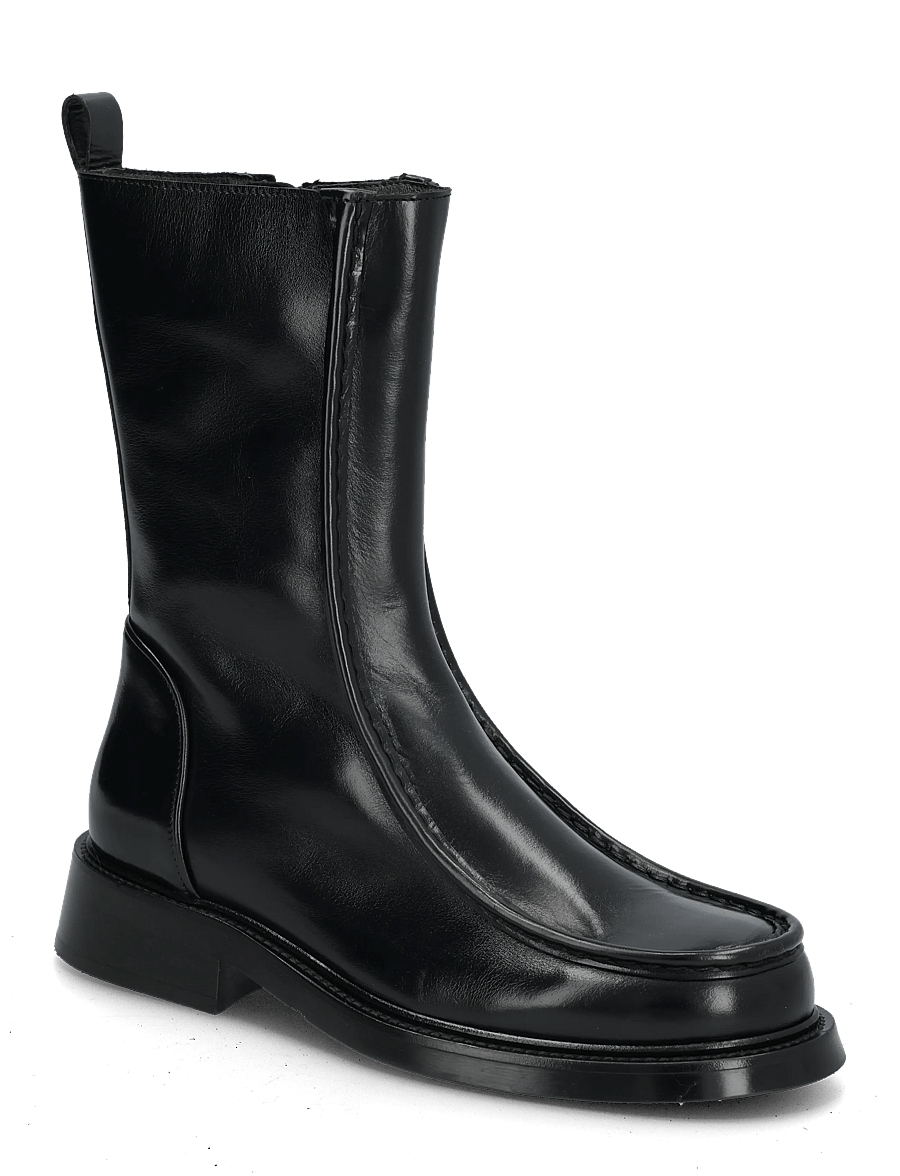 Billi Bi - Boots - kontsaga poolsaapad - black calf - 1
