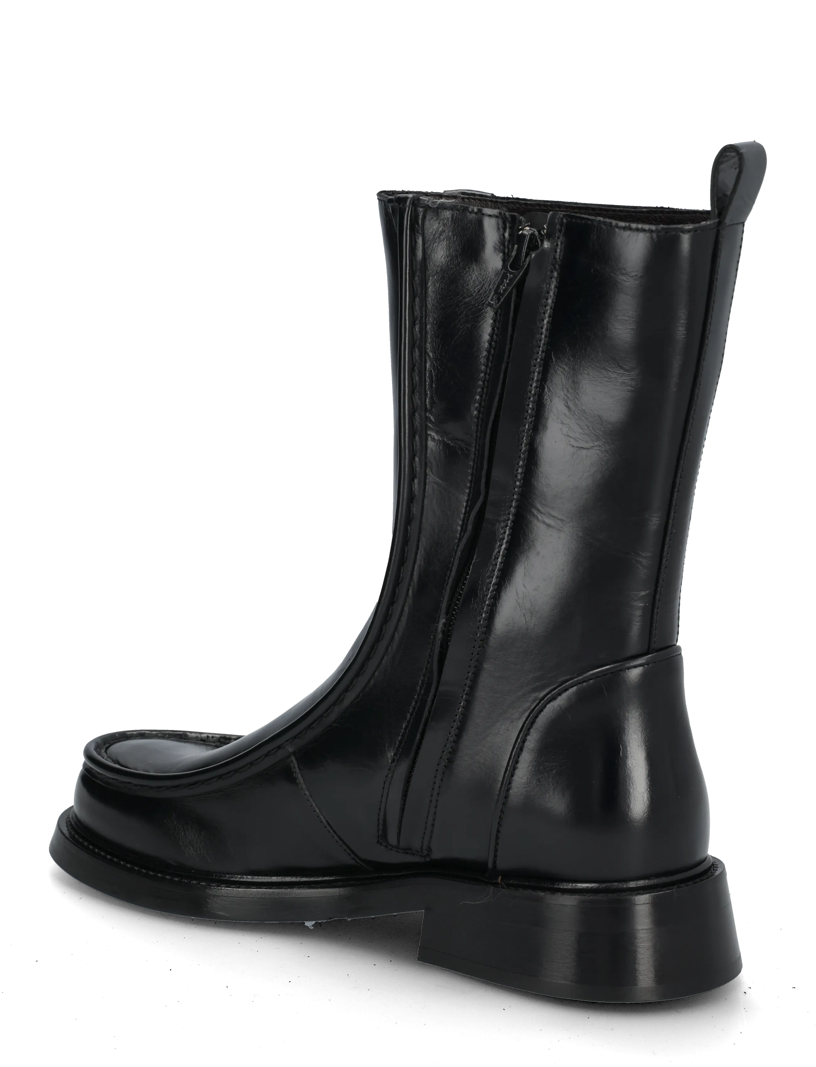 Billi Bi - Boots - kontsaga poolsaapad - black calf - 2