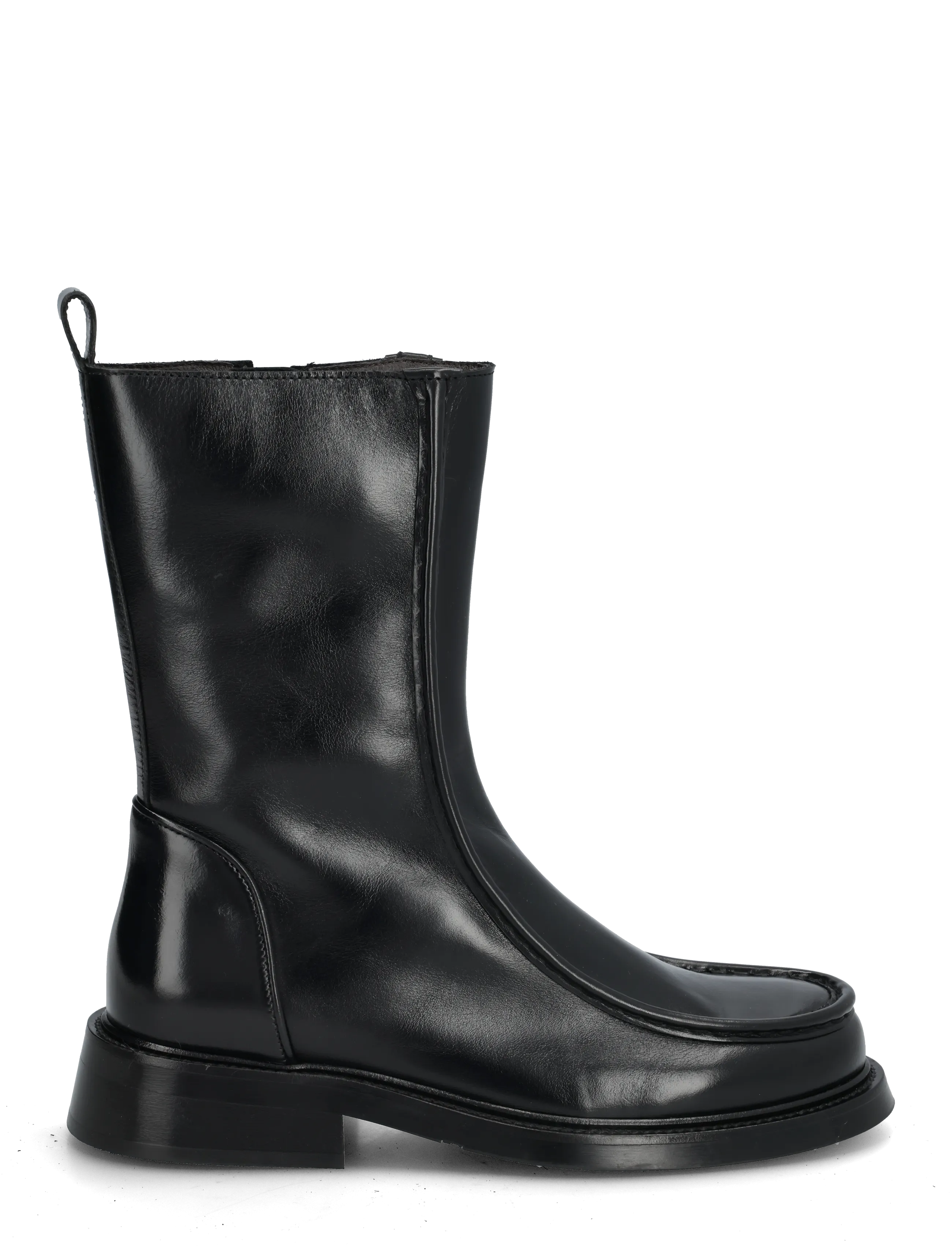 Billi Bi - Boots - kontsaga poolsaapad - black calf - 3