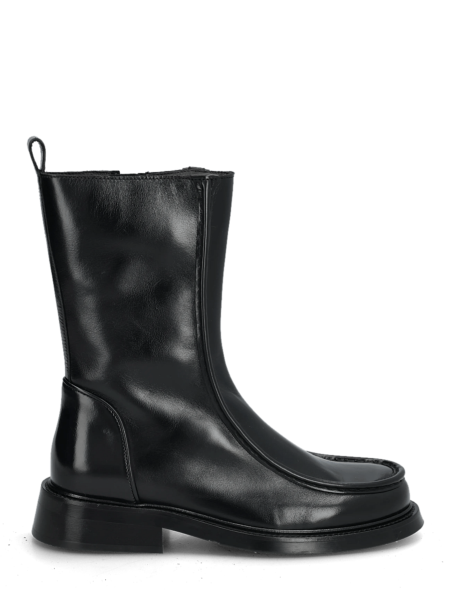 Billi Bi - Boots - kontsaga poolsaapad - black calf - 3