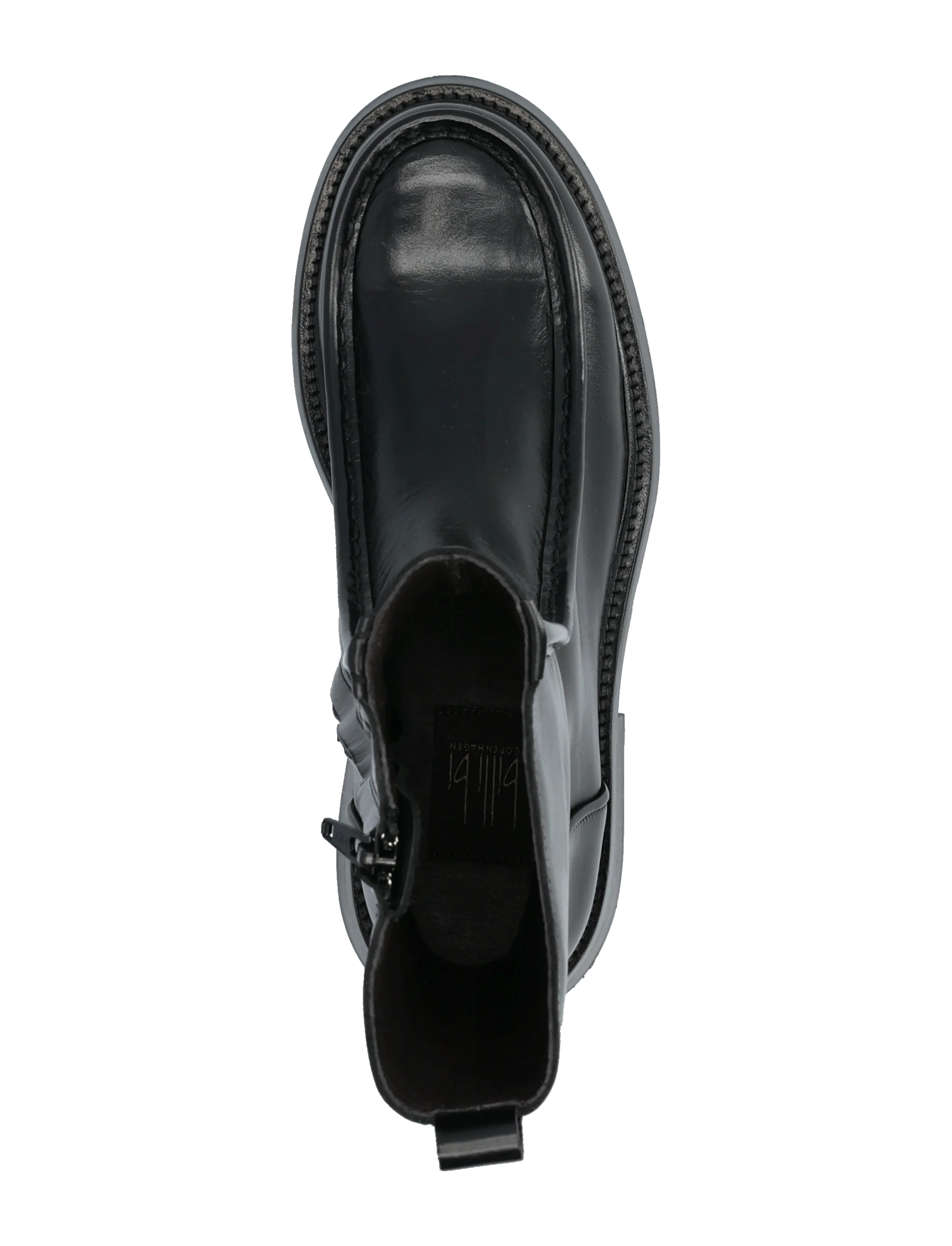 Billi Bi - Boots - kontsaga poolsaapad - black calf - 4