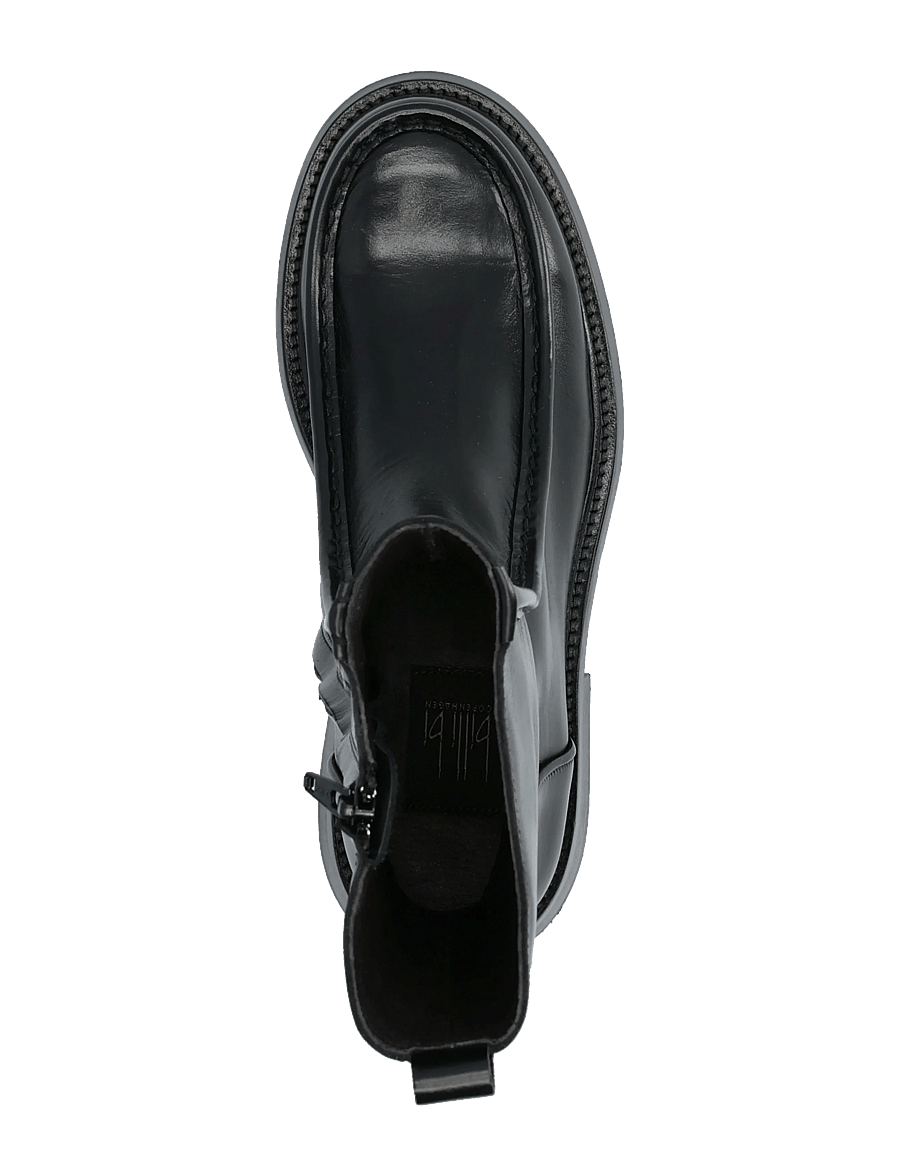 Billi Bi - Boots - kontsaga poolsaapad - black calf - 4