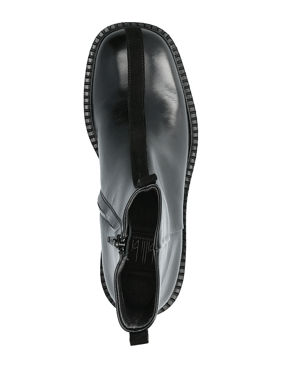 Billi Bi - Boots - flade ankelstøvler - black calf - 3
