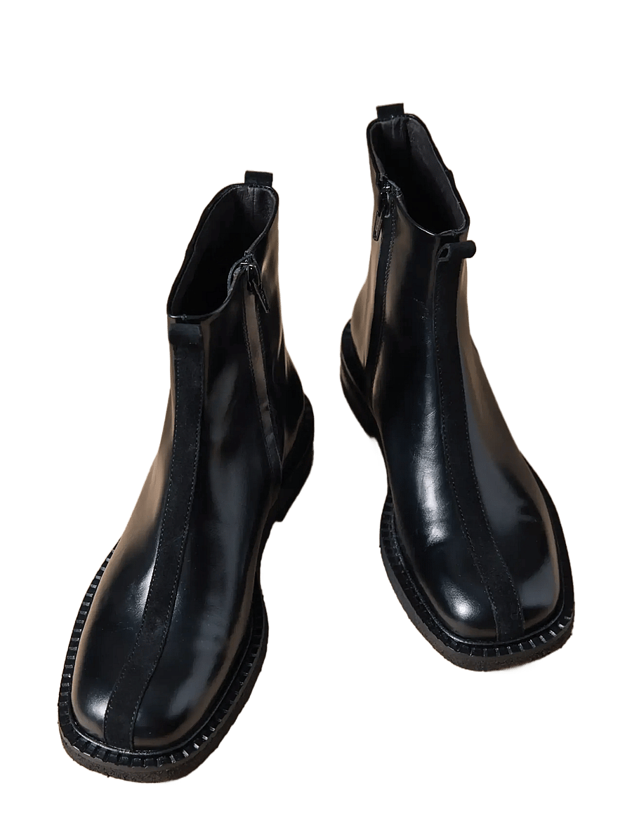 Billi Bi - Boots - flade ankelstøvler - black calf - 5