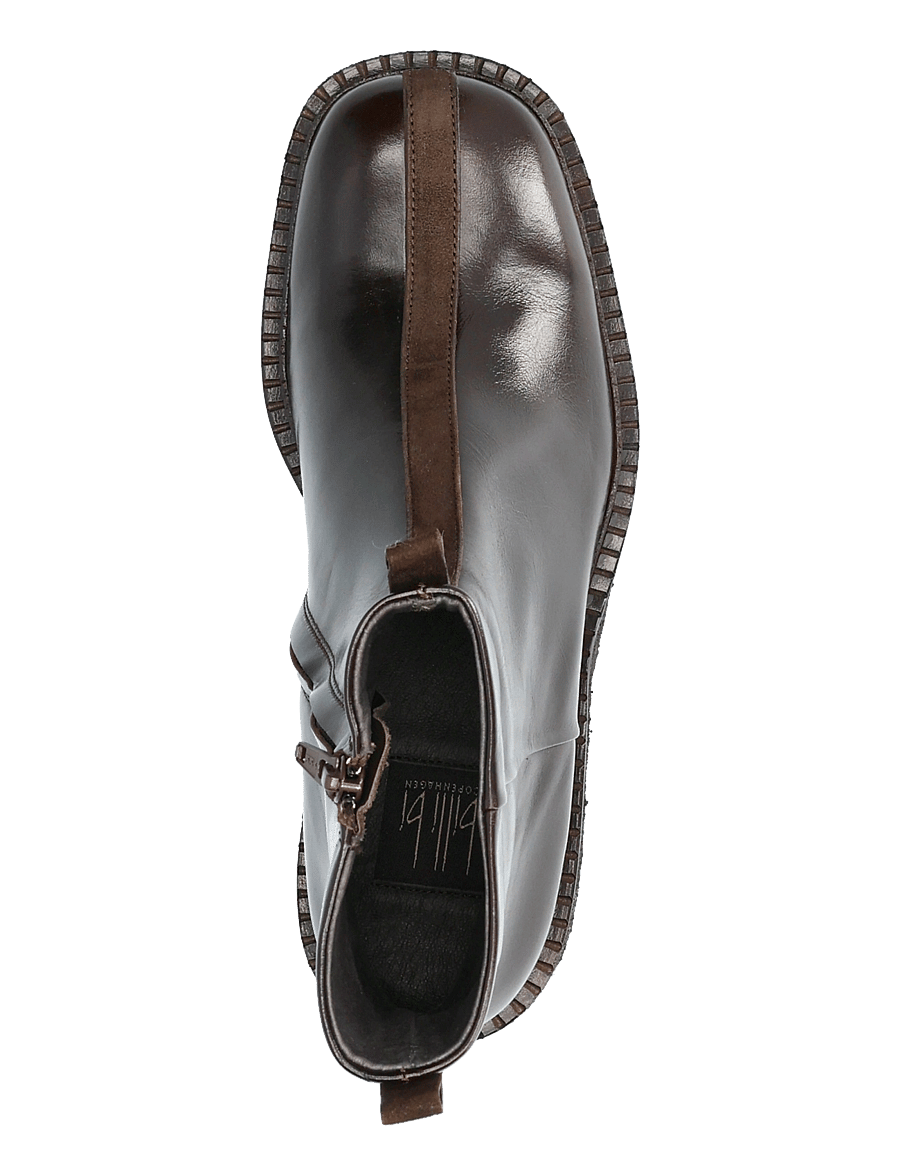 Billi Bi - Boots - platta ankelboots - espresso calf - 3